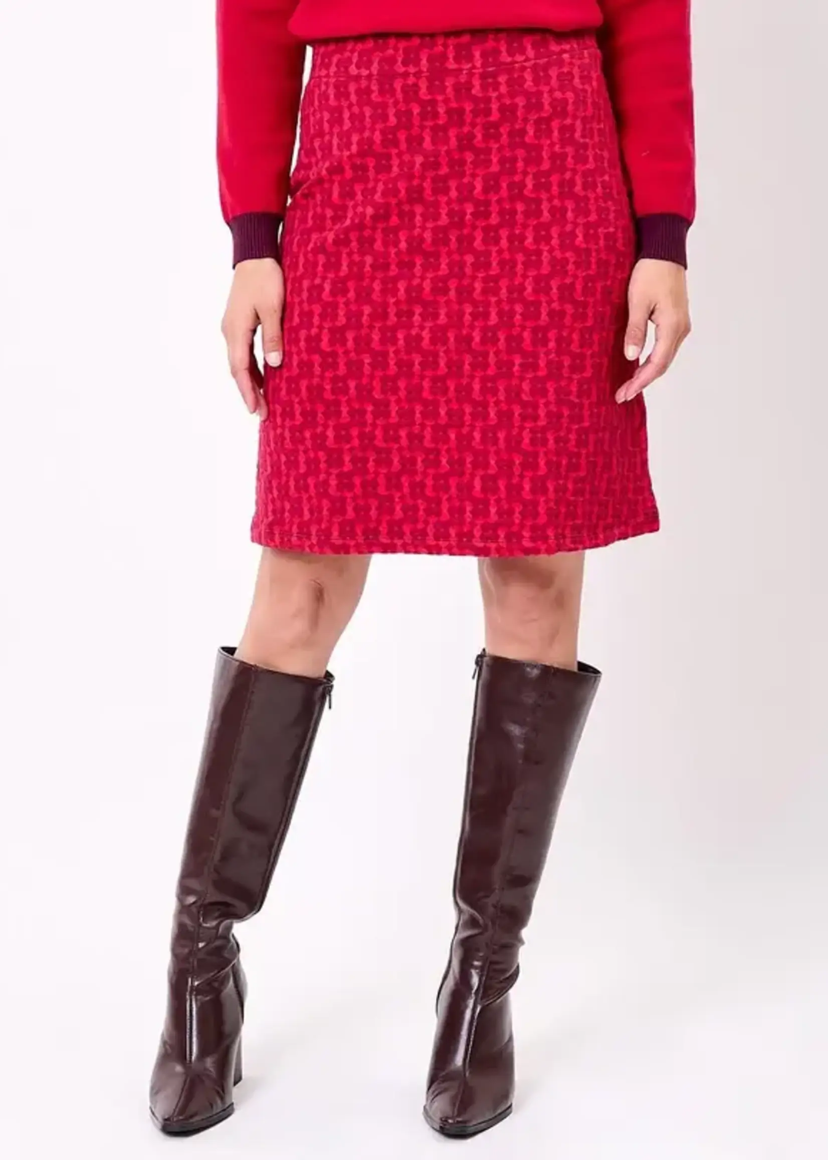 LA FIANCEE Oli Skirt Lucky Red