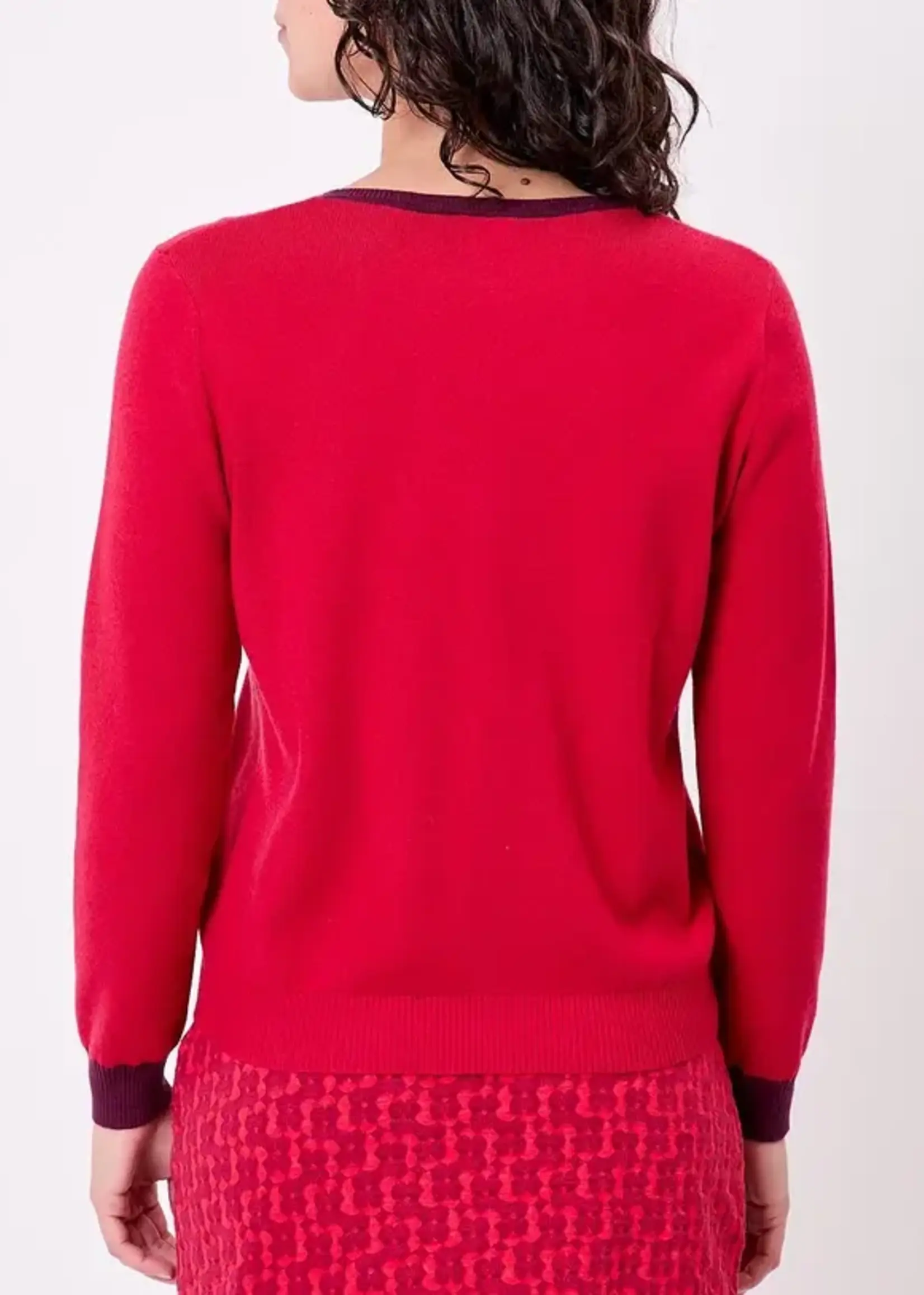 LA FIANCEE Eli Pullover Red