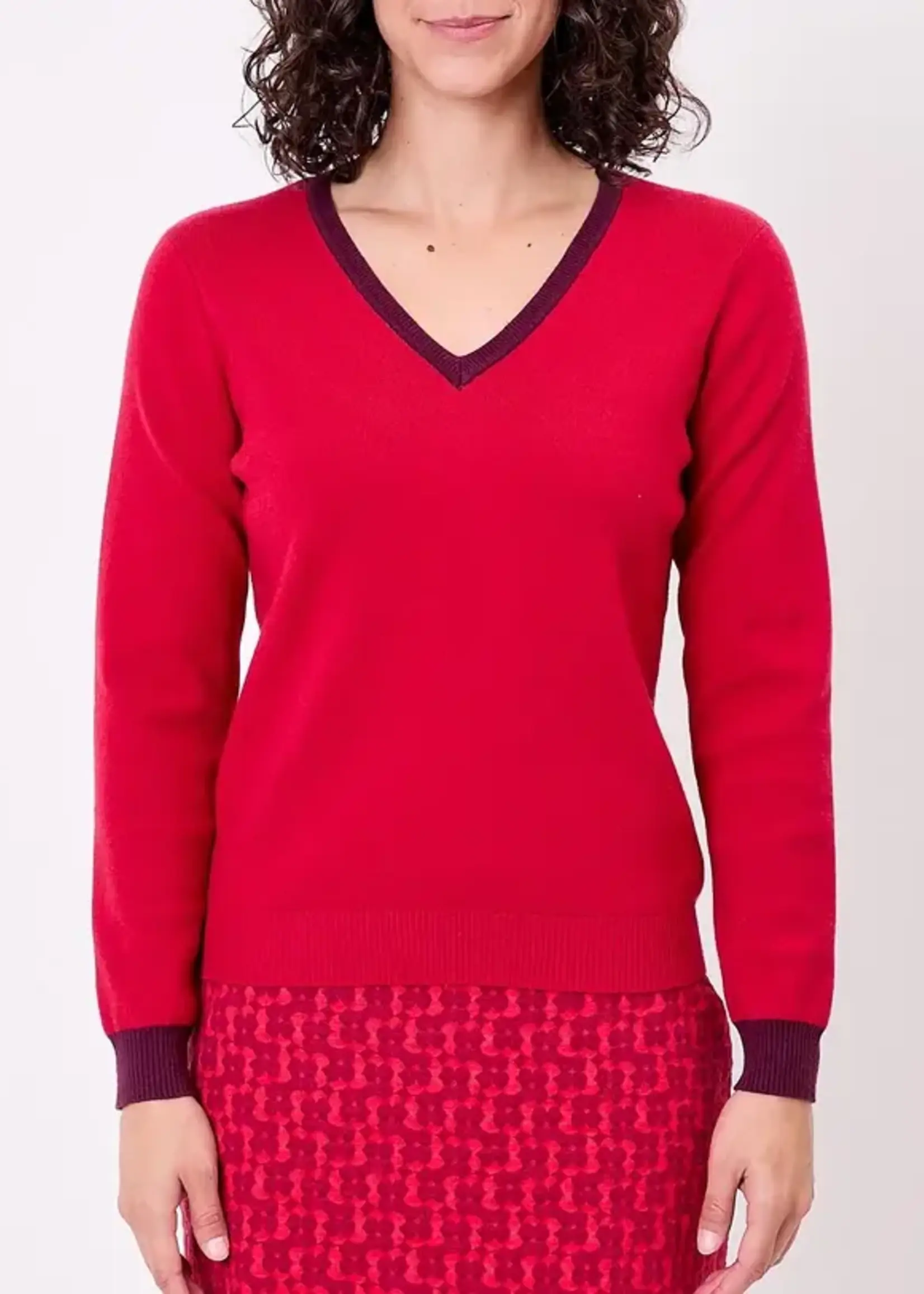 LA FIANCEE Eli Pullover Red