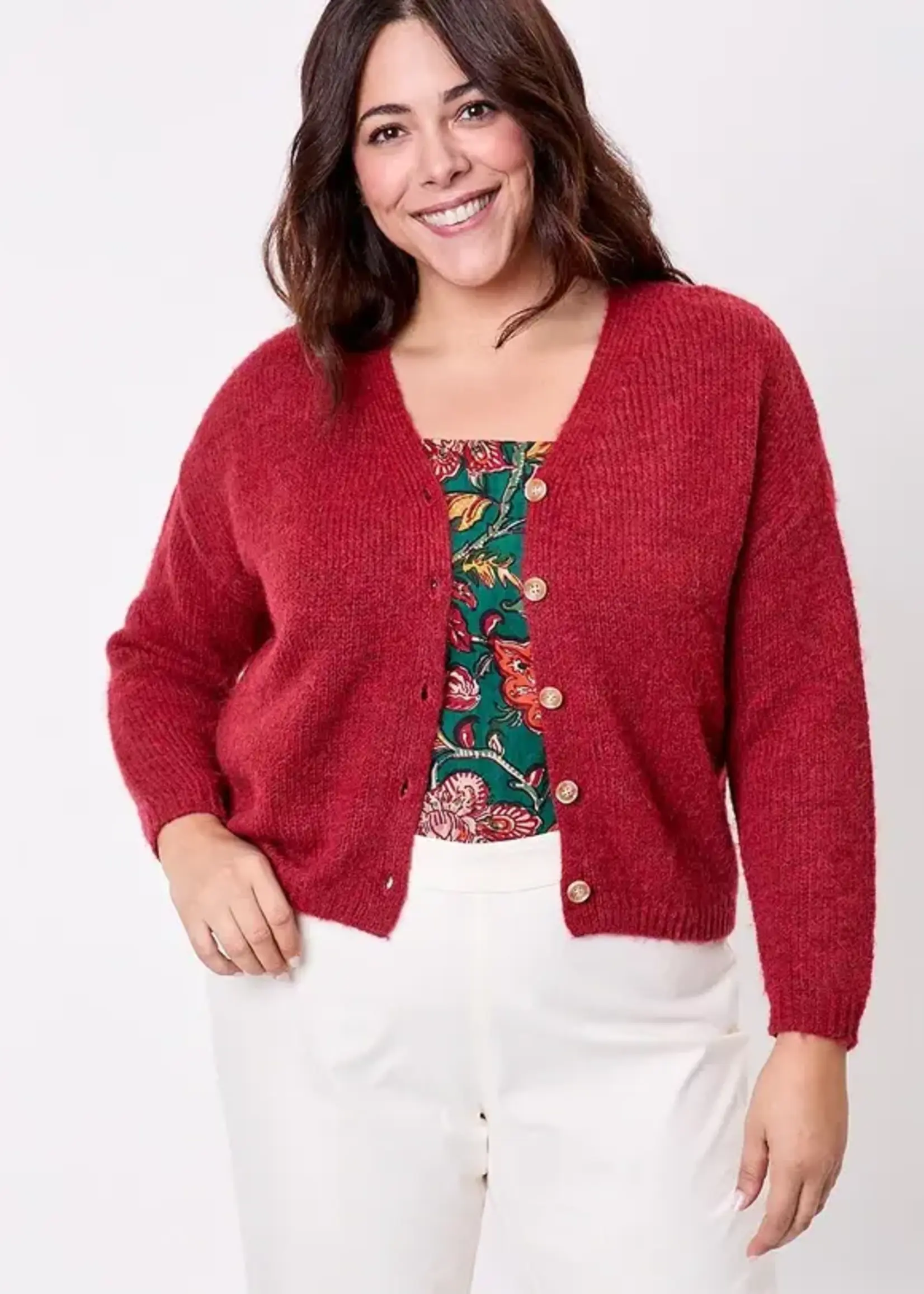 LA FIANCEE Appache Cardigan Rubis