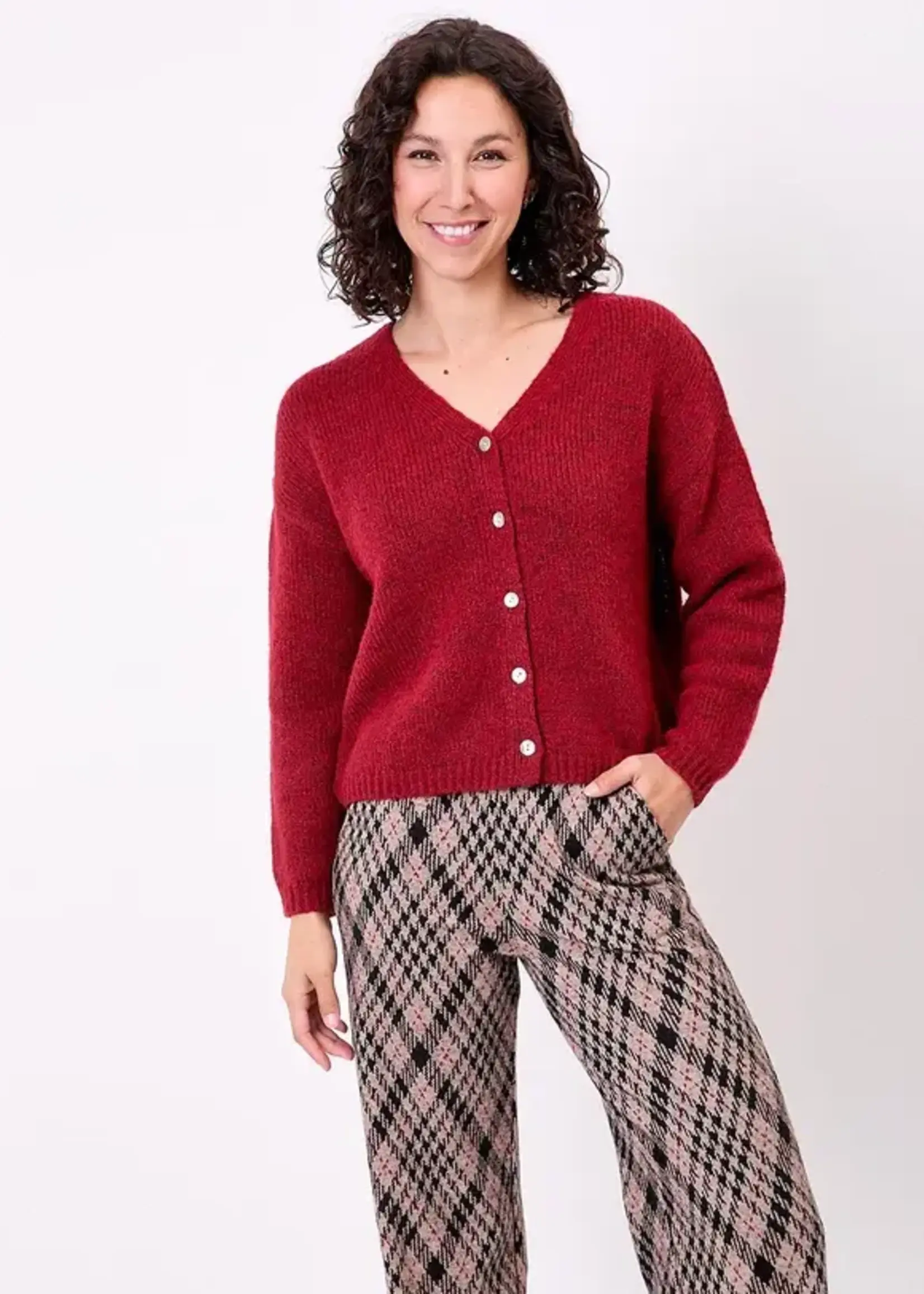 LA FIANCEE Appache Cardigan Rubis