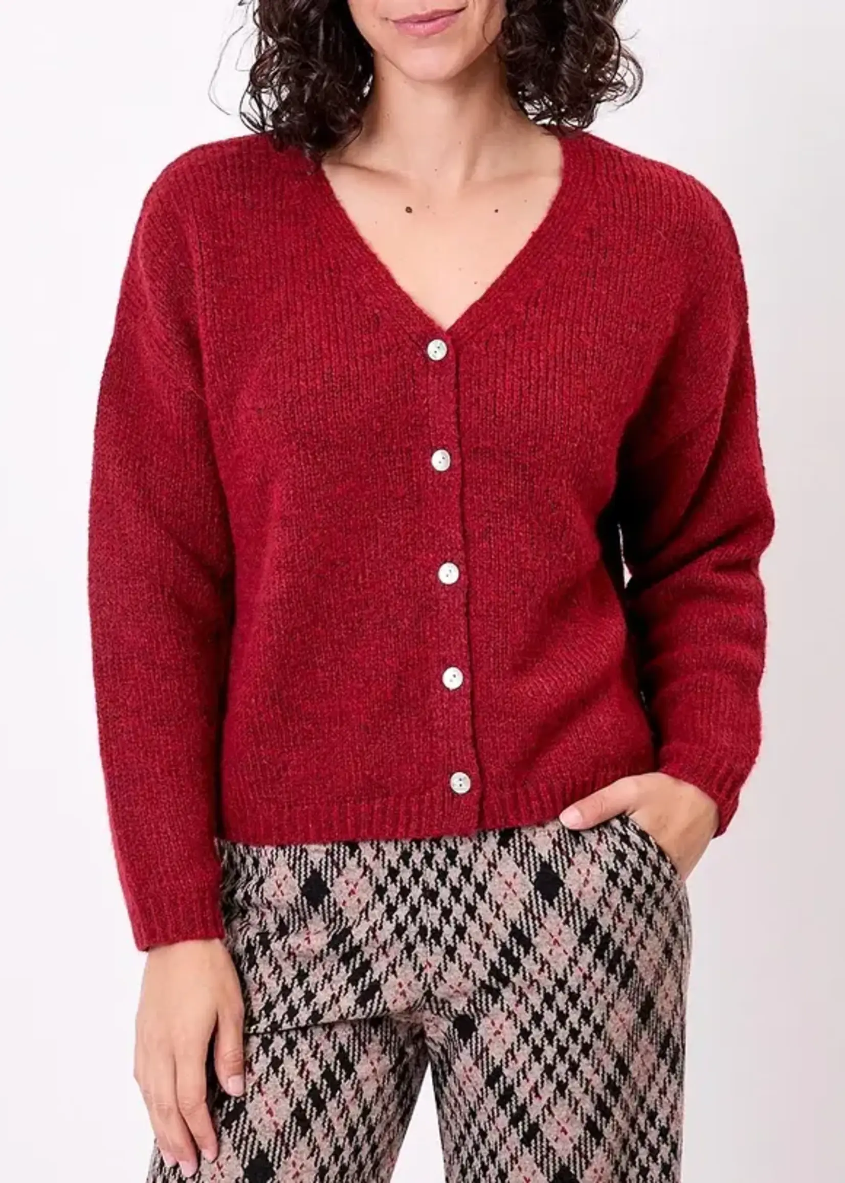 LA FIANCEE Appache Cardigan Rubis