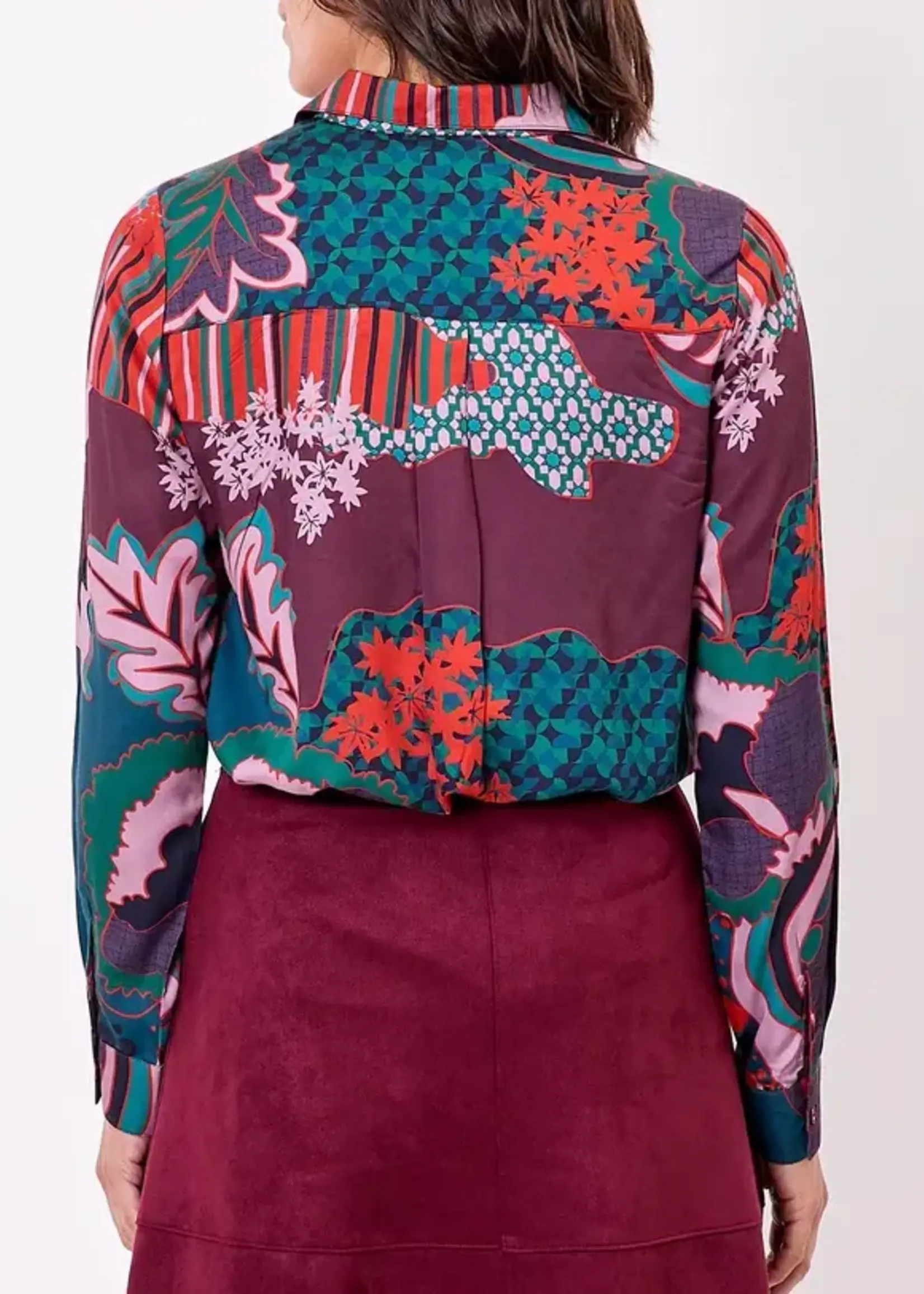 LA FIANCEE Rey Shirt Preeti Brique