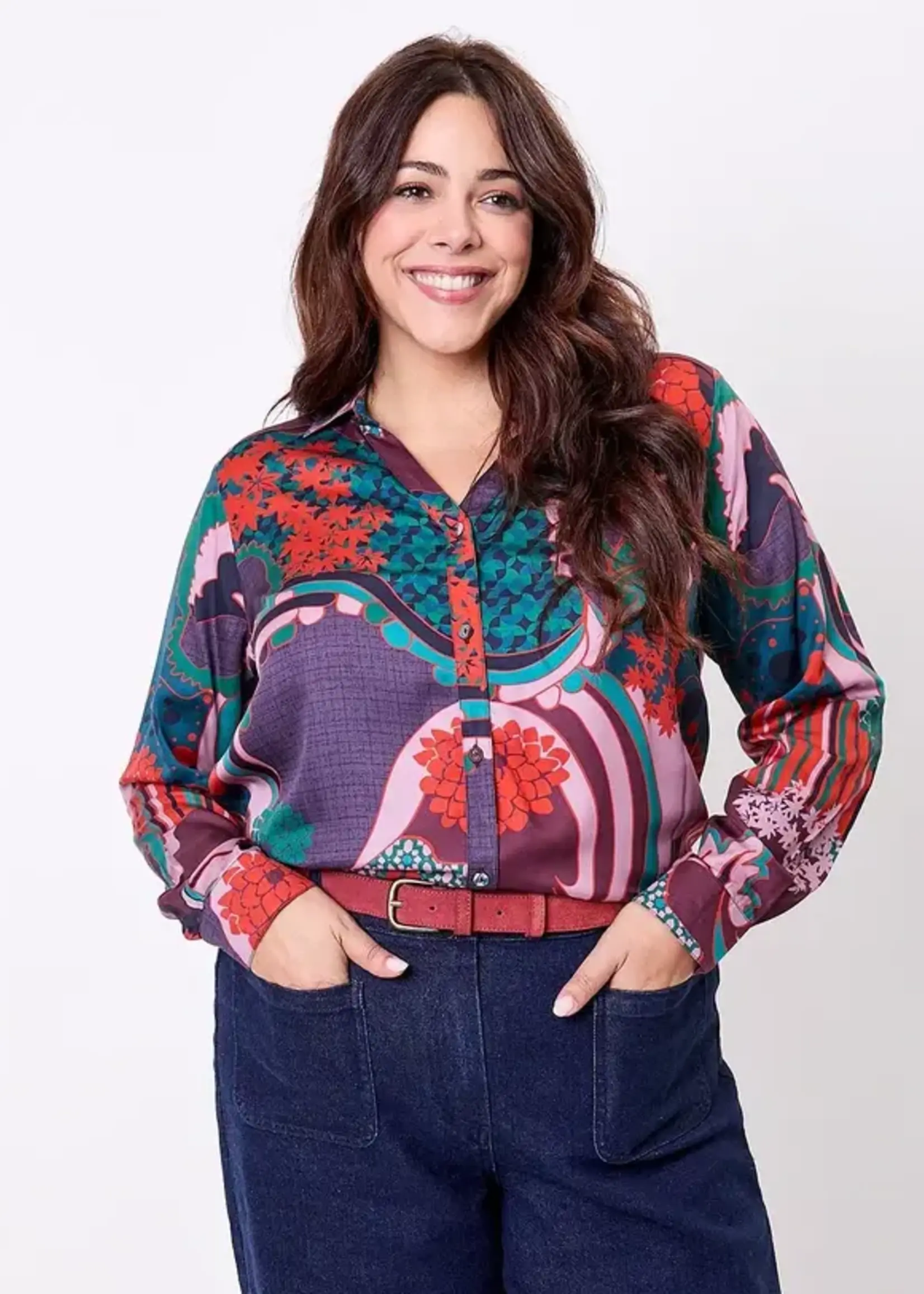LA FIANCEE Rey Shirt Preeti Brique
