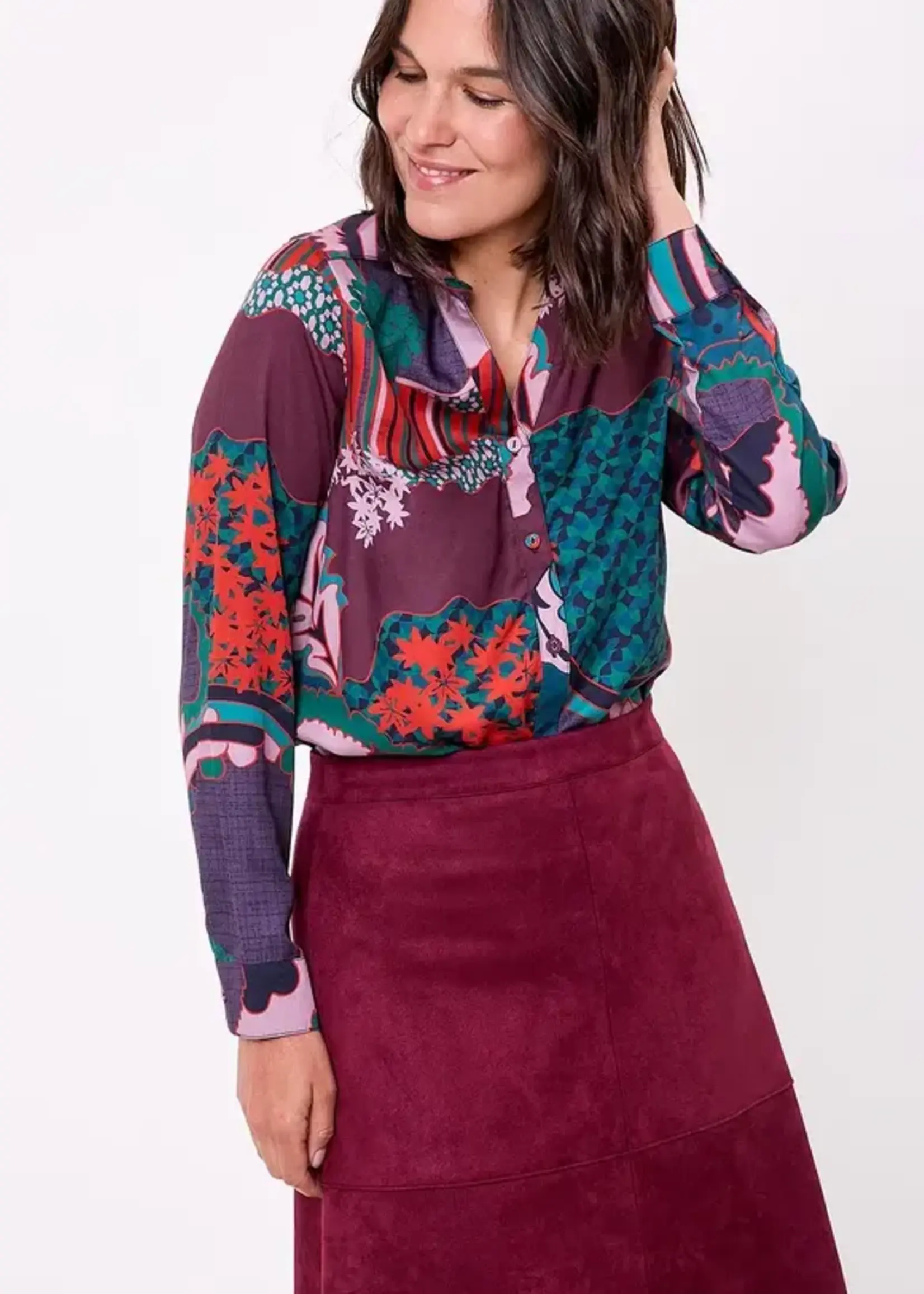 LA FIANCEE Rey Shirt Preeti Brique