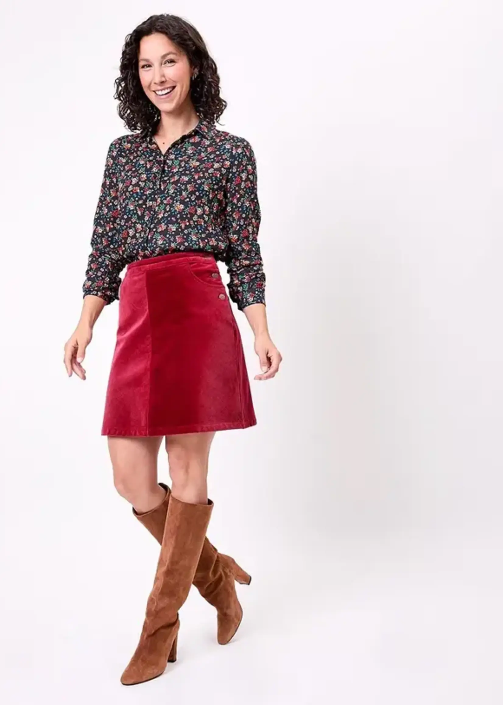 LA FIANCEE Mindy Skirt Rubis