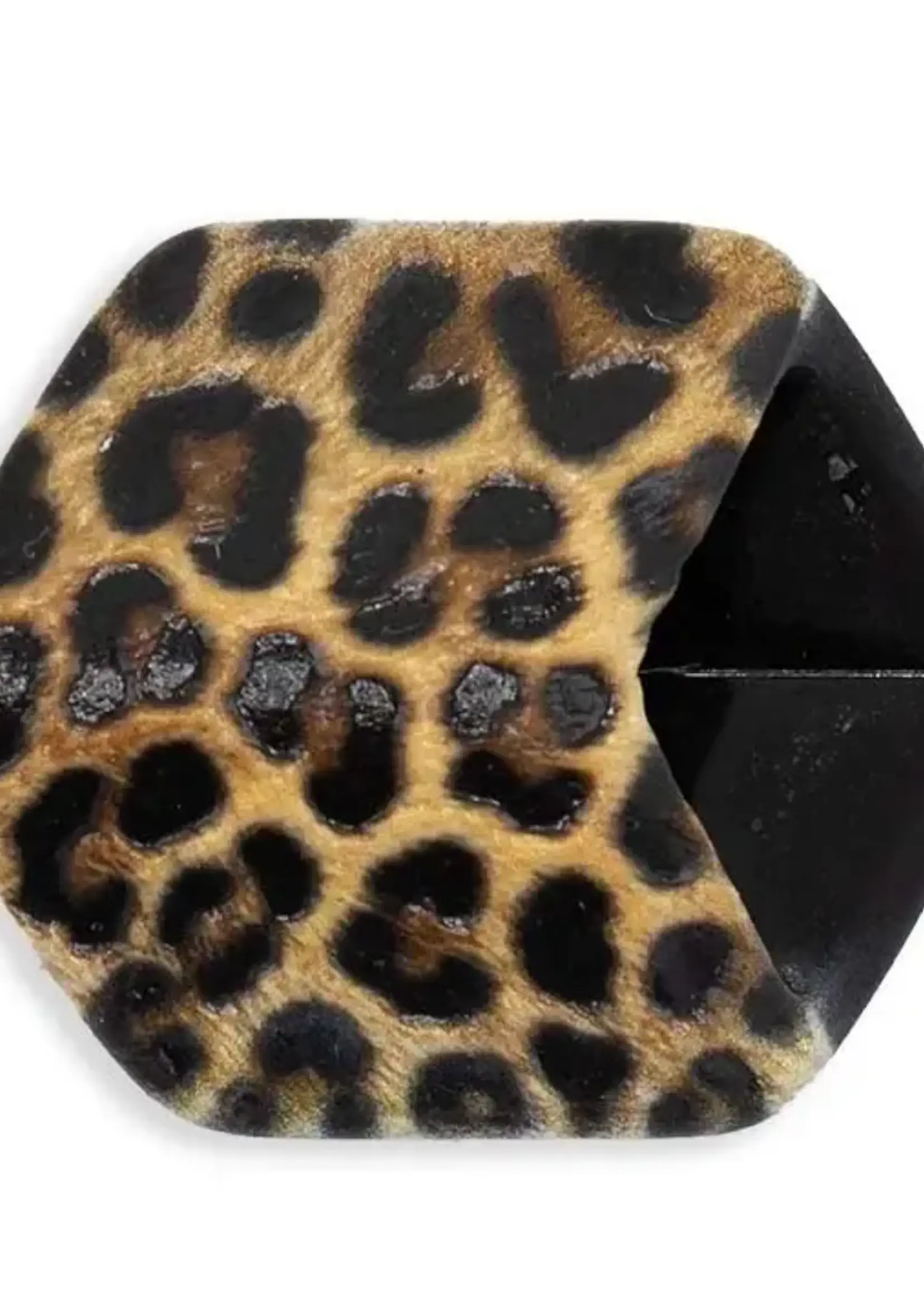 Cubes Cube Brown Leopard, reliëf print