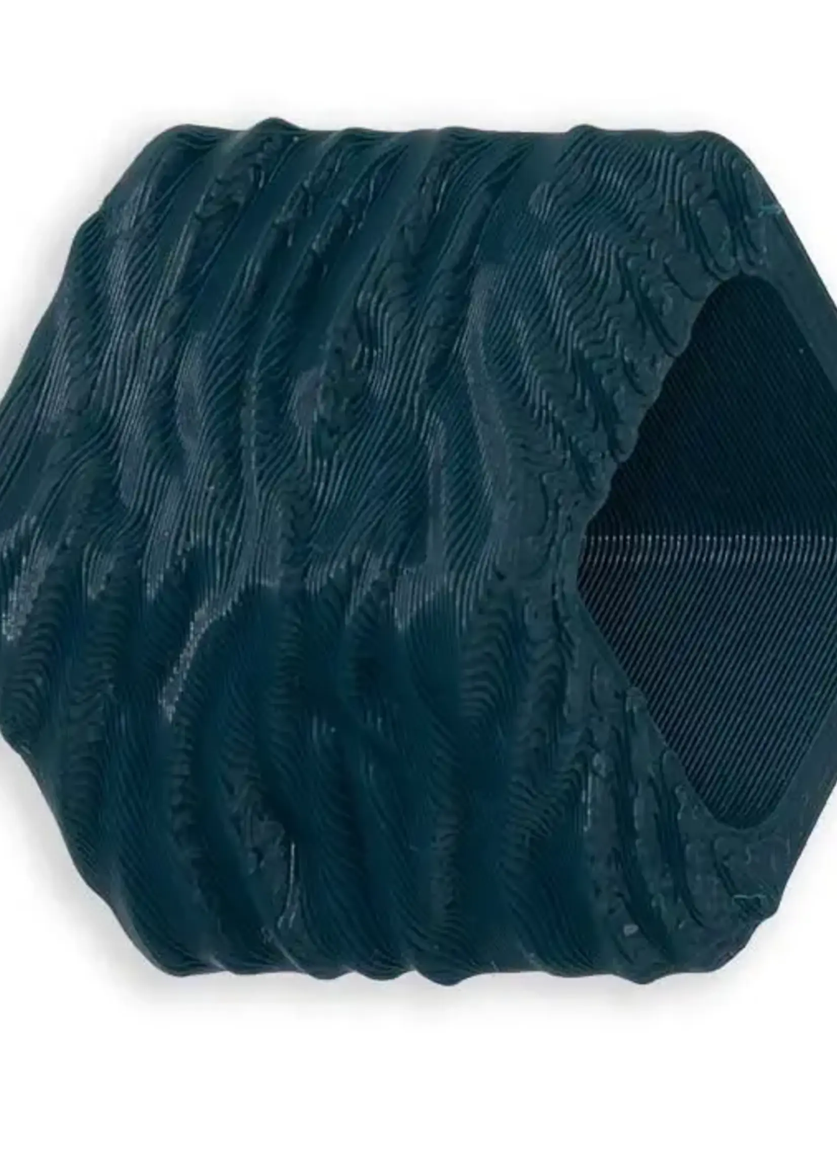 Cubes Cube Teal Tree Bark, 3D-geprint BIO