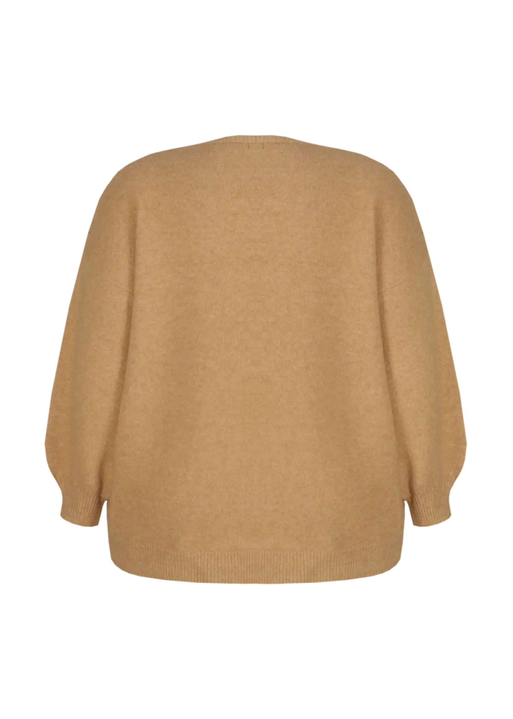 Exxcellent Dala Knit Pullover Brown Sugar