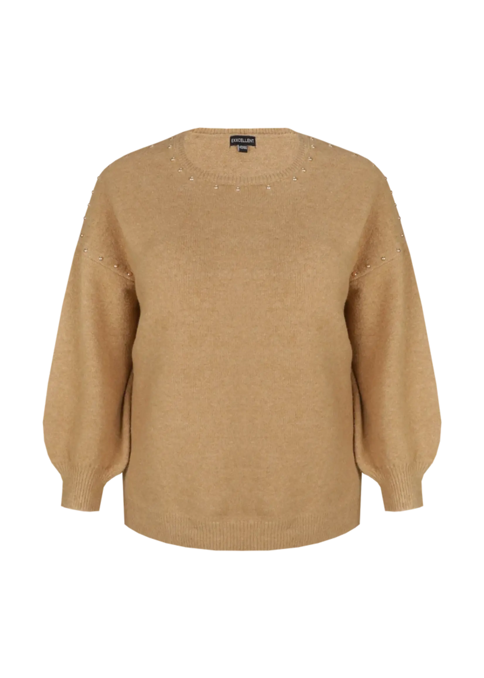 Exxcellent Dala Knit Pullover Brown Sugar