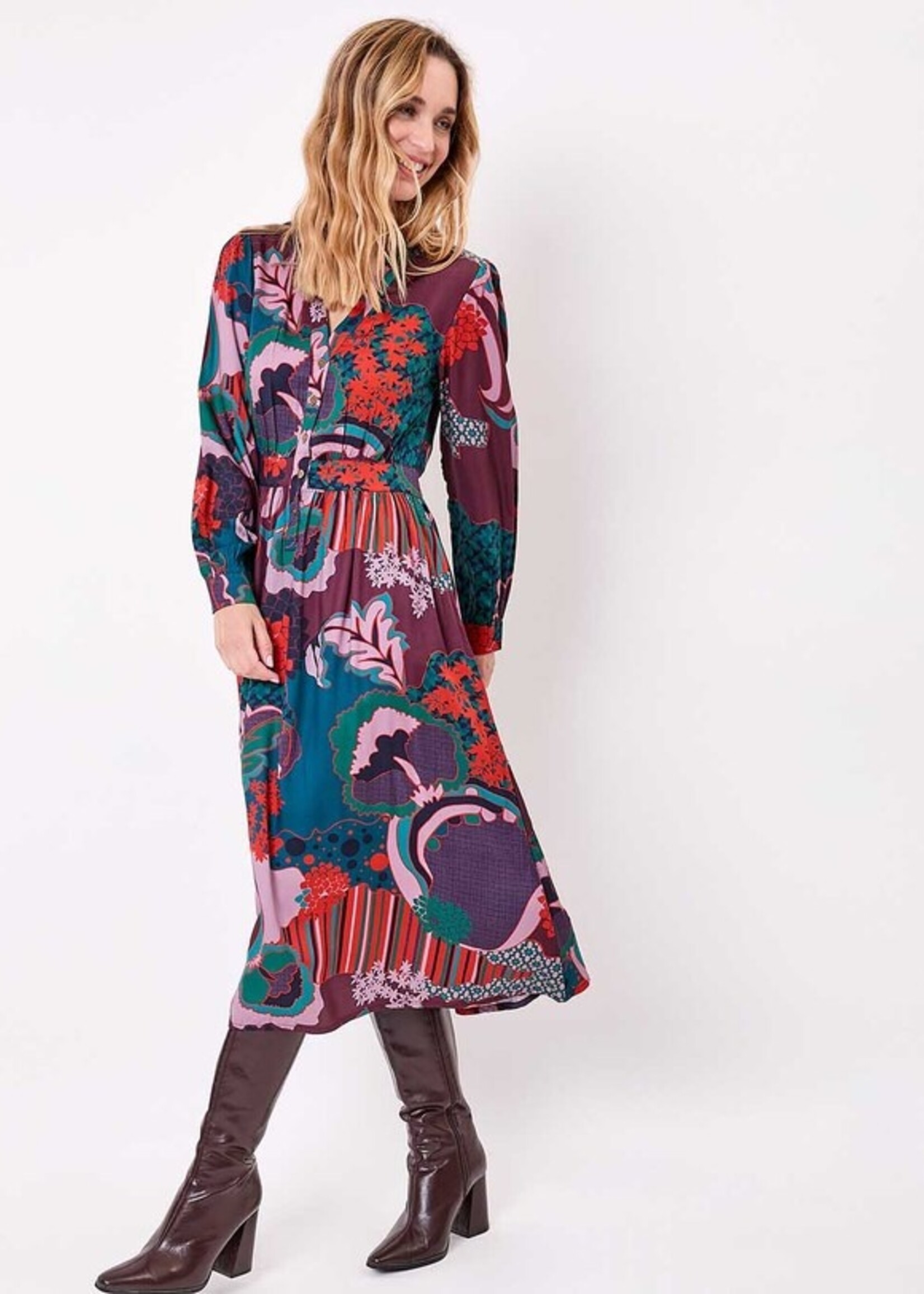 LA FIANCEE Uriko Dress Preeti Brique