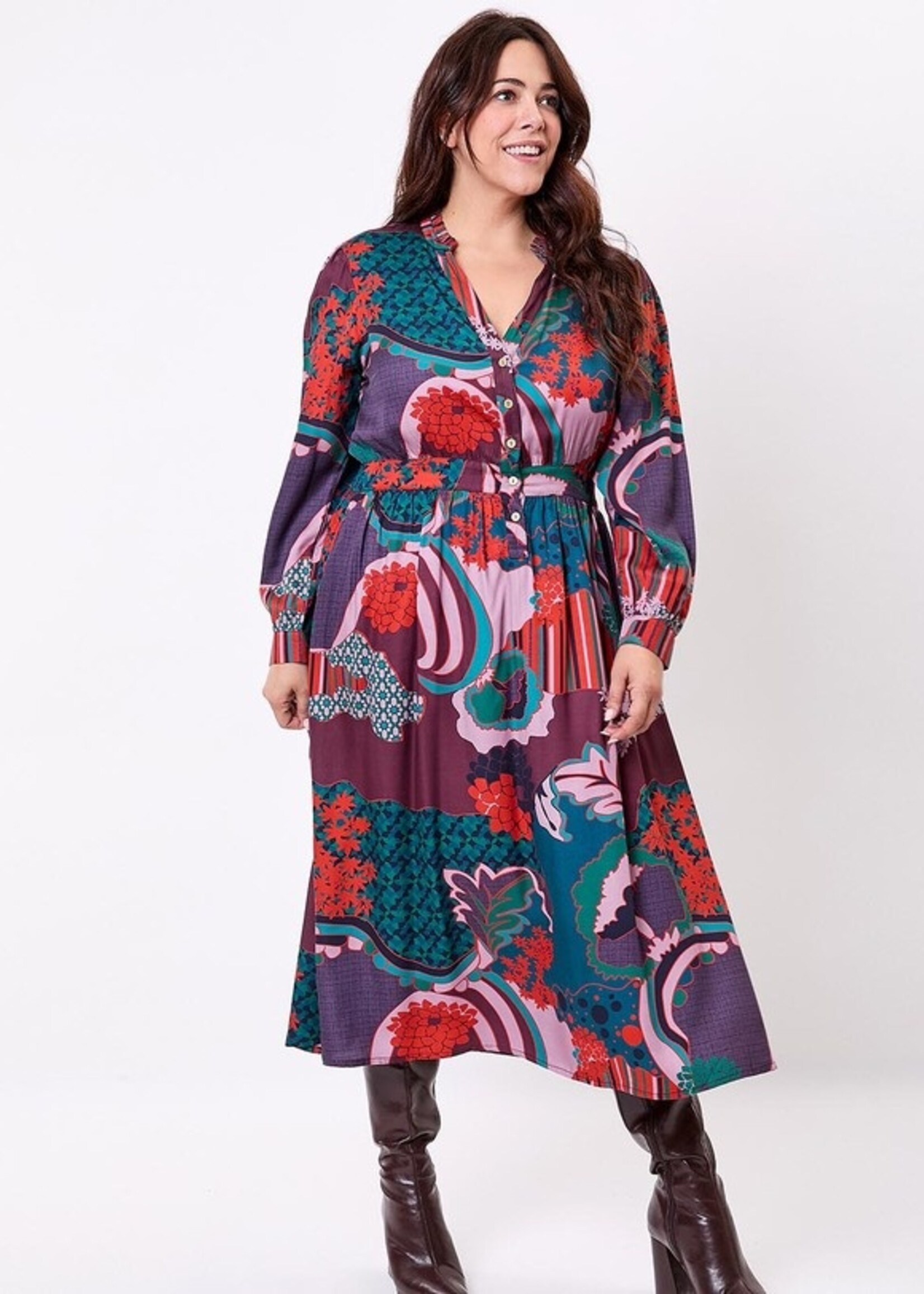LA FIANCEE Uriko Dress Preeti Brique