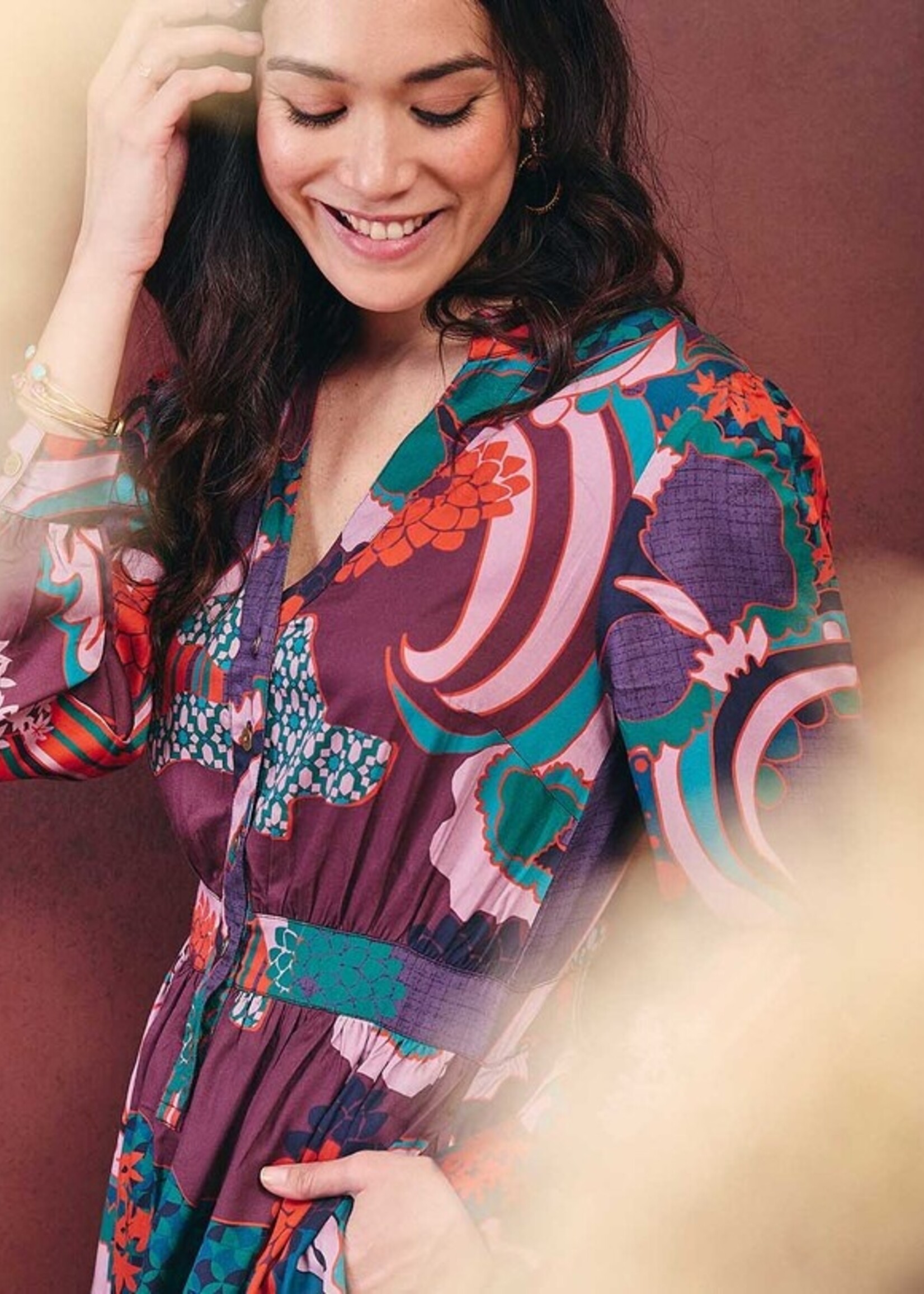 LA FIANCEE Uriko Dress Preeti Brique