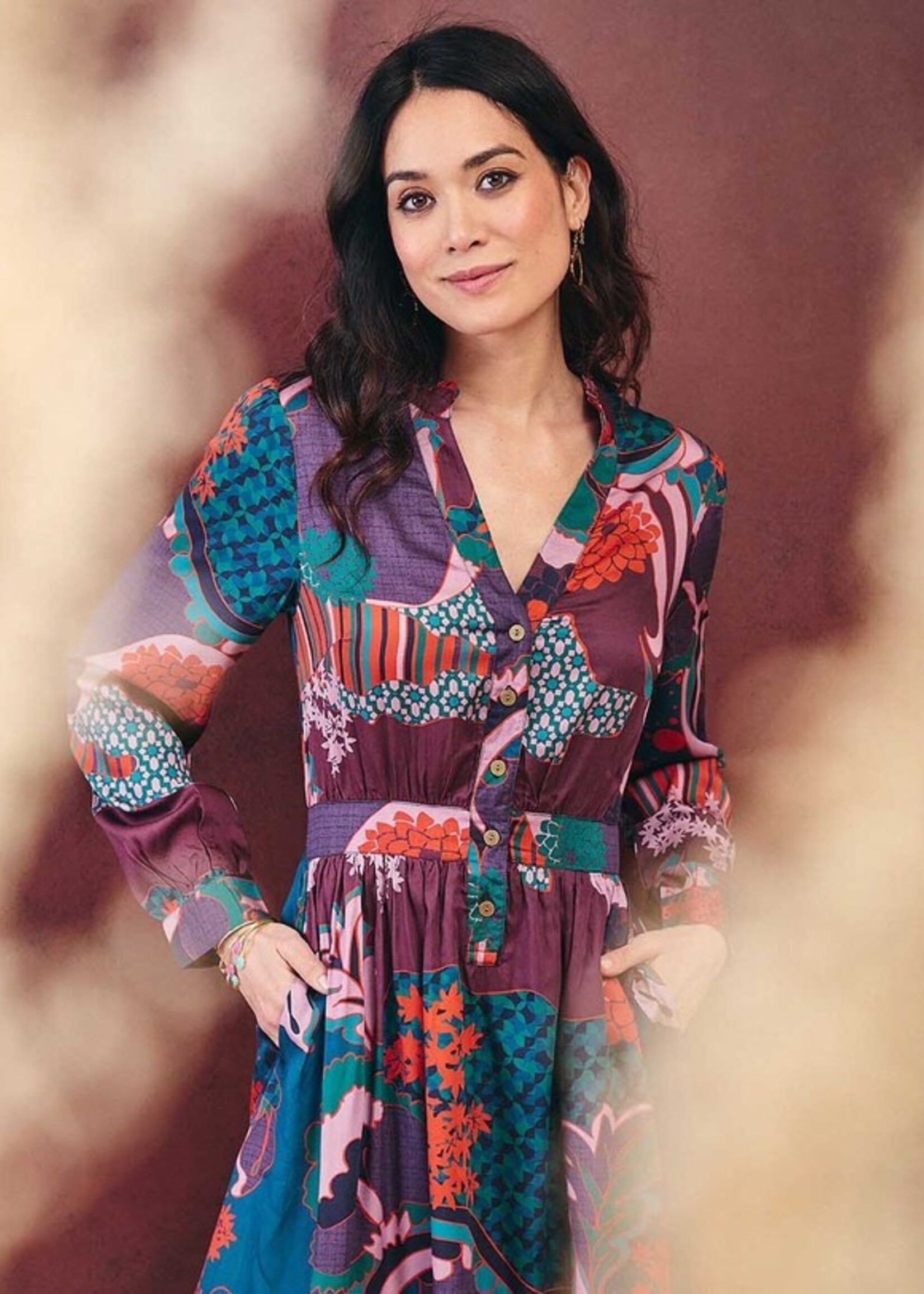 LA FIANCEE Uriko Dress Preeti Brique