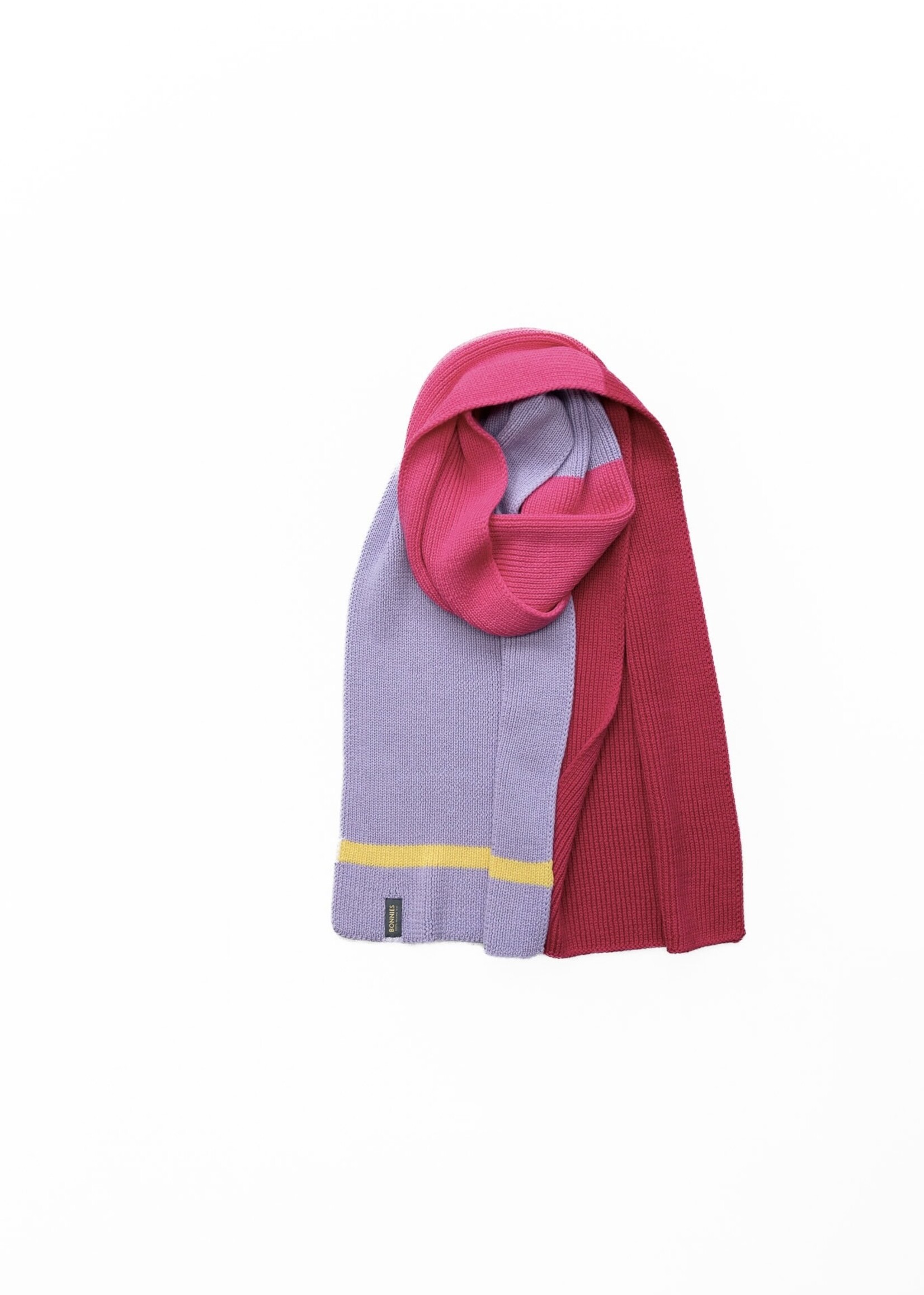 BONNIES BONNIES Merino XL sjaal framboos