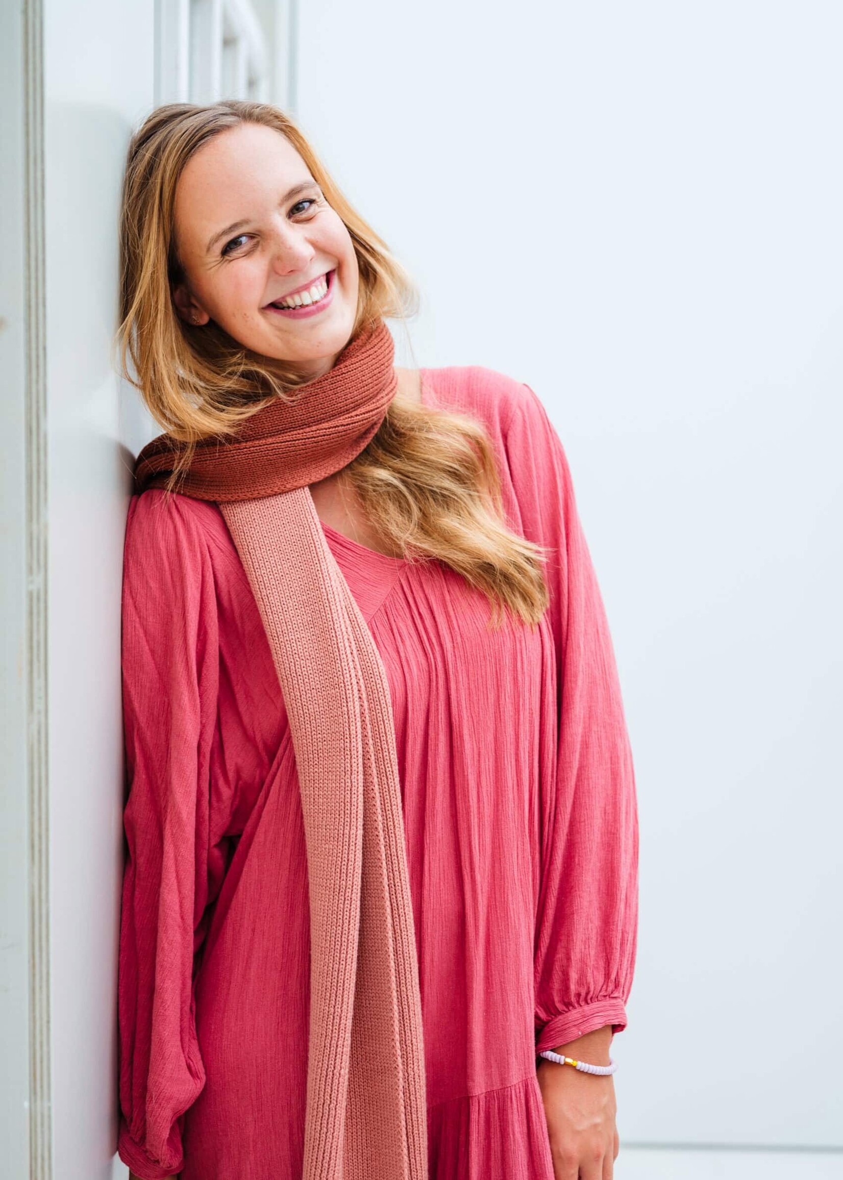 BONNIES BONNIES Merino XL sjaal Blush
