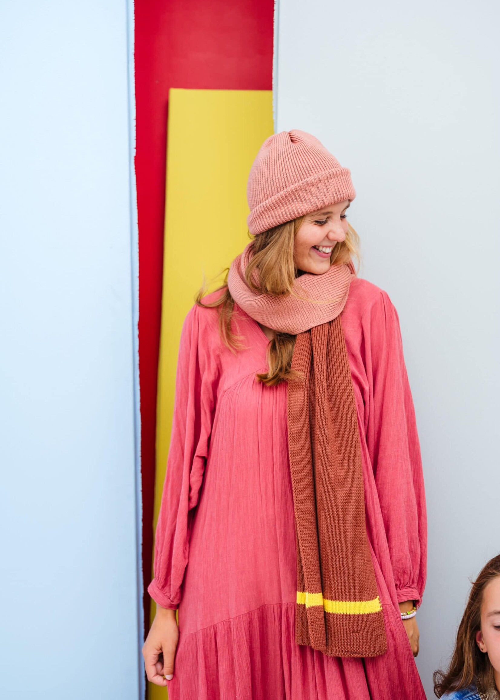 BONNIES BONNIES Merino XL sjaal Blush