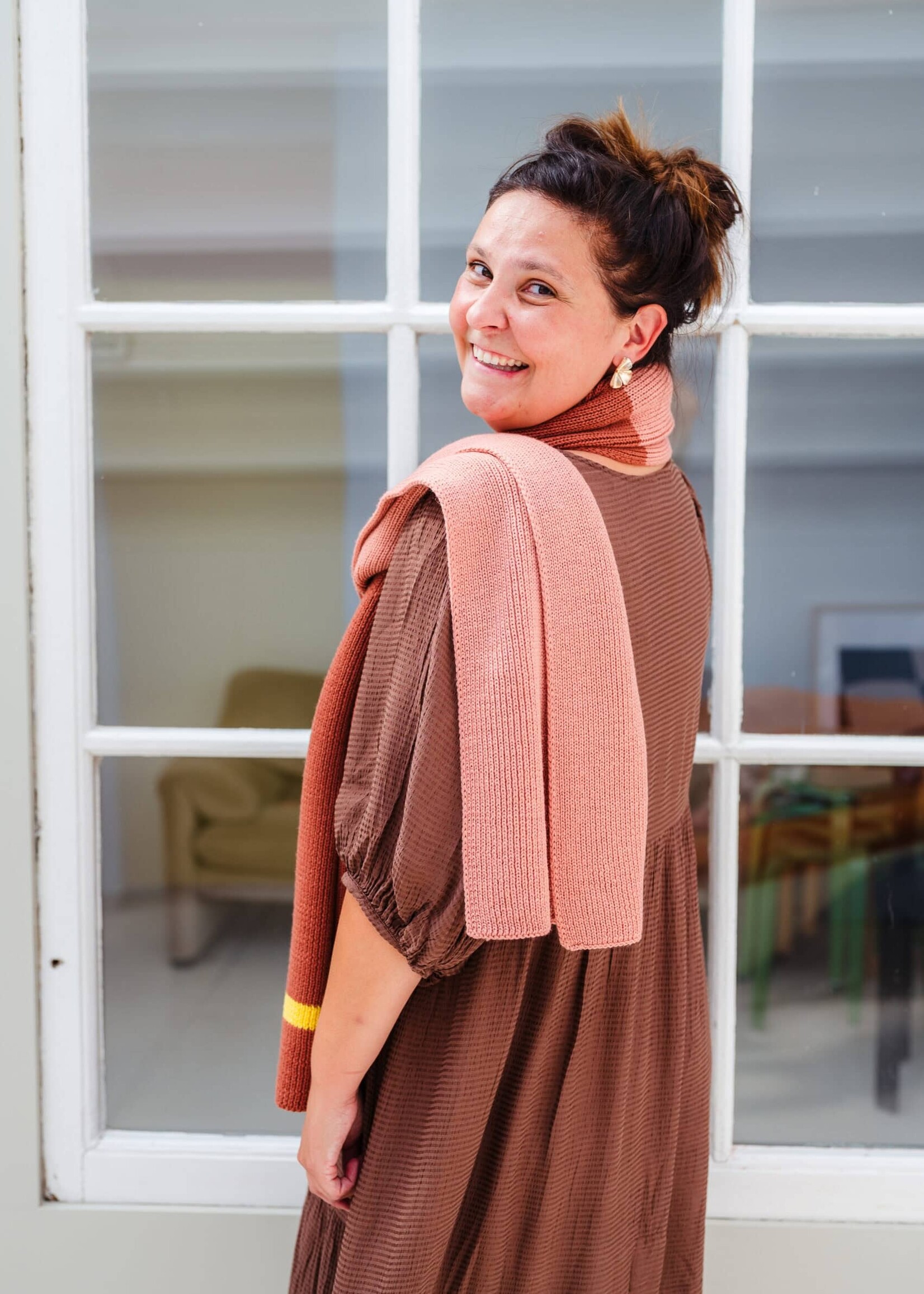 BONNIES BONNIES Merino XL sjaal Blush