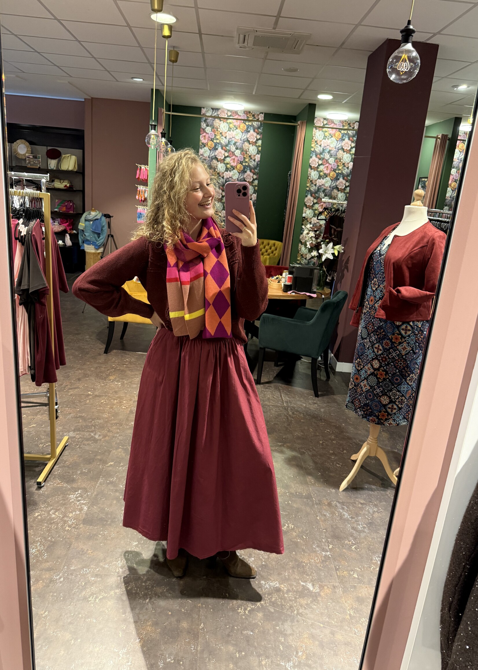 Rok Bordeaux One Size