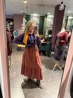 Rok Roestbruin one Size