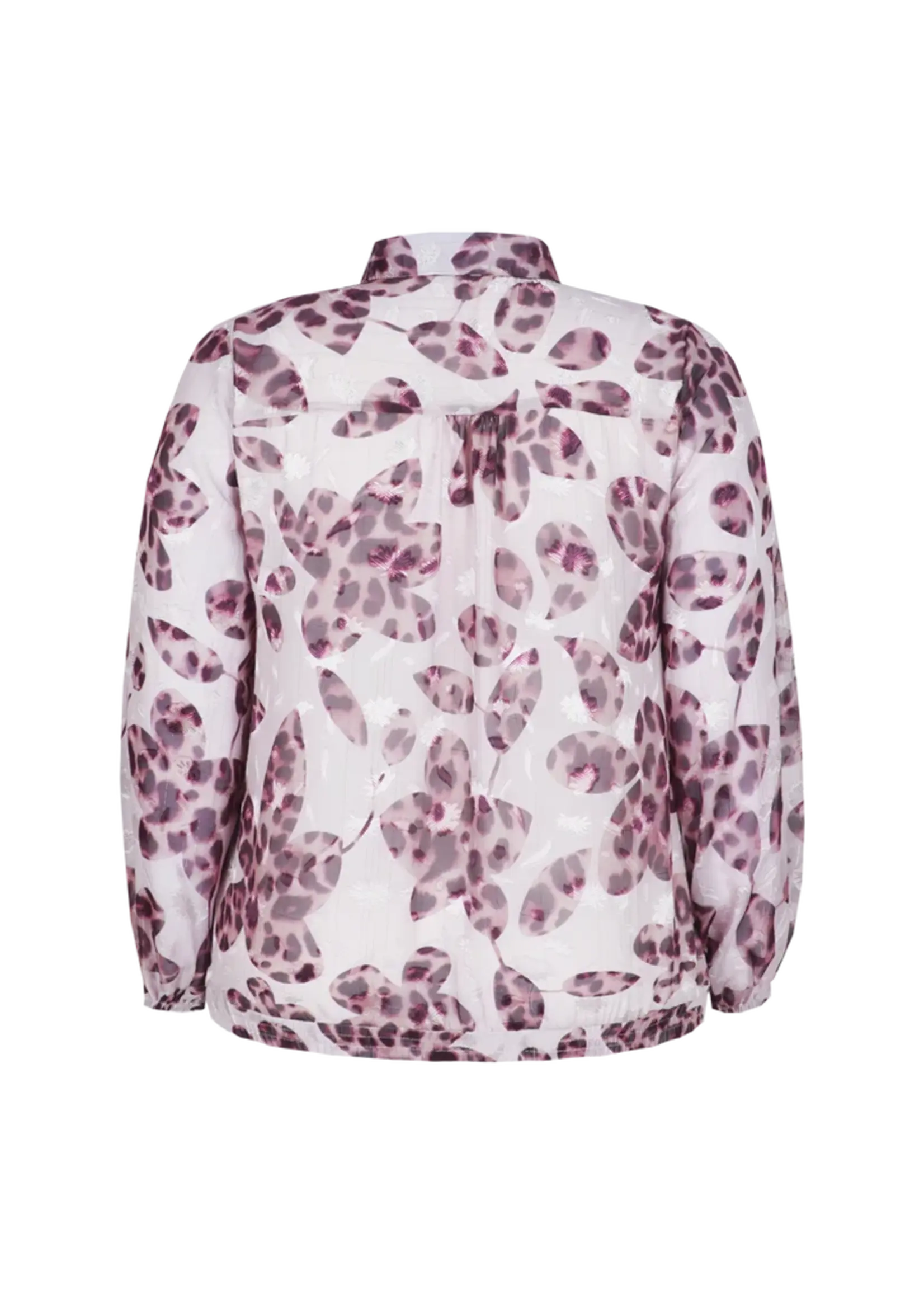 Exxcellent Jorila Blouse Warm Aubergine/Sand