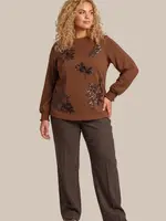 Exxcellent Catola Pants Cappuccino/Black