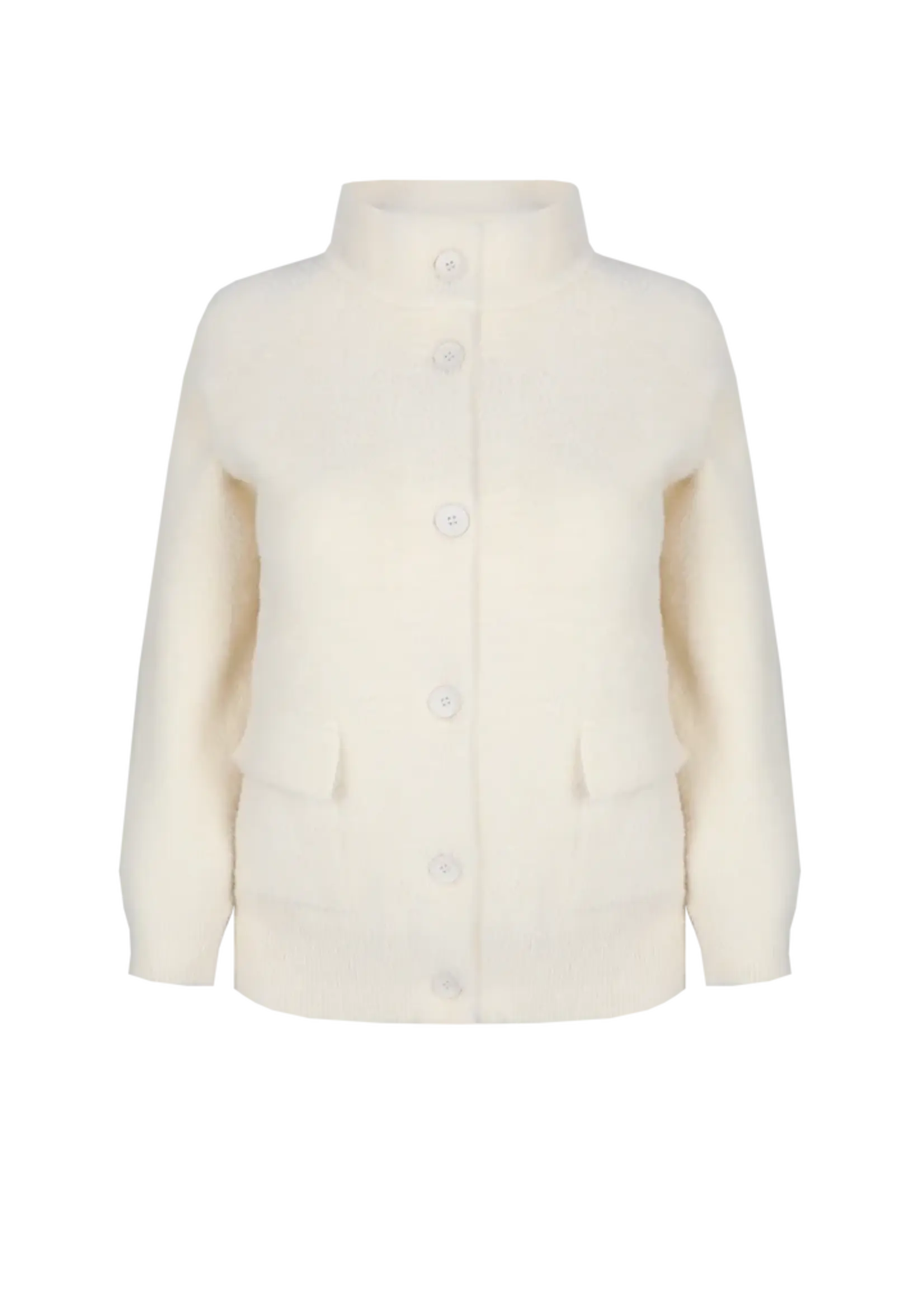 Exxcellent Jovi Knit Cardigan Wool White
