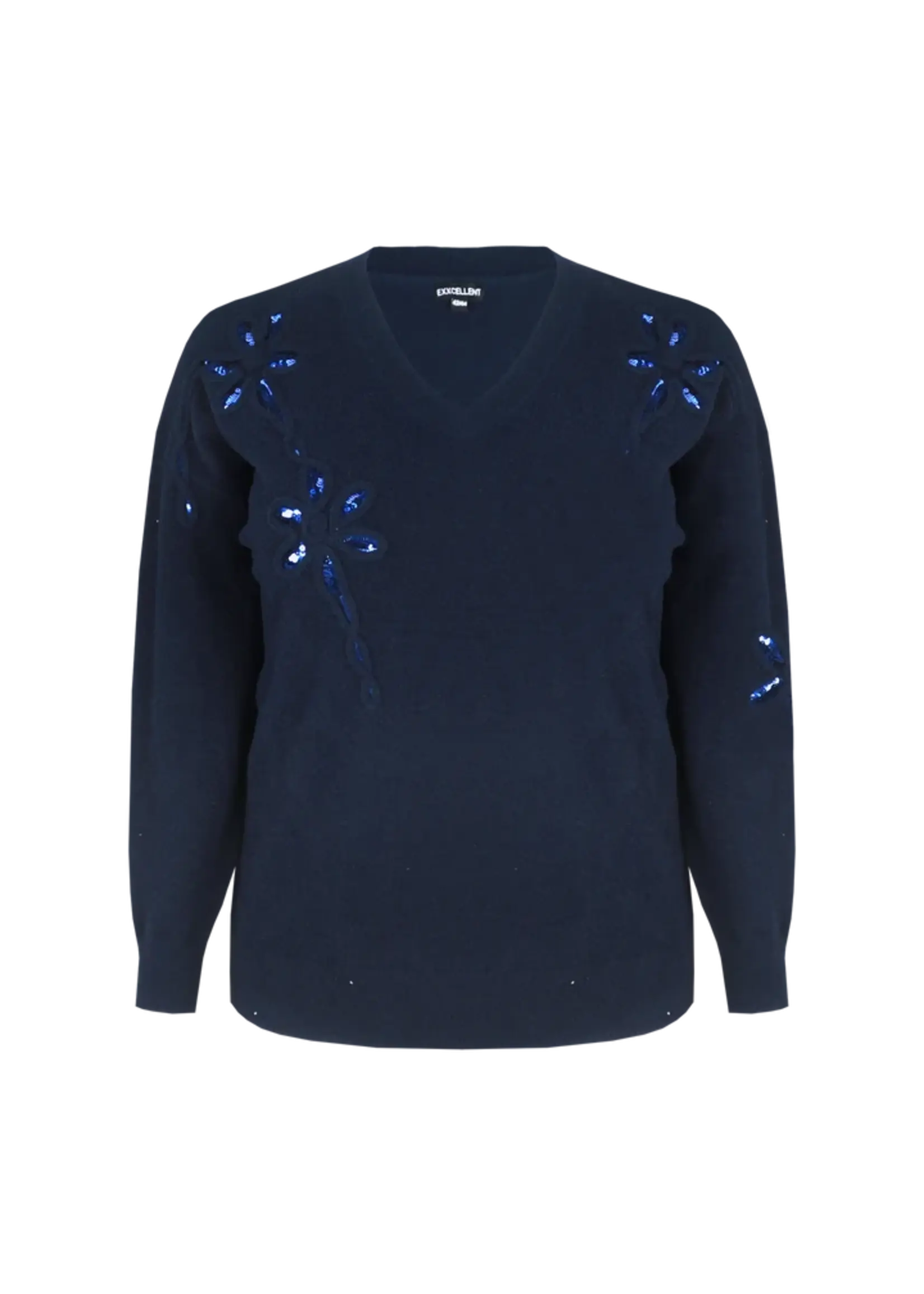 Exxcellent Yori Knit Pullover Midnight Blue
