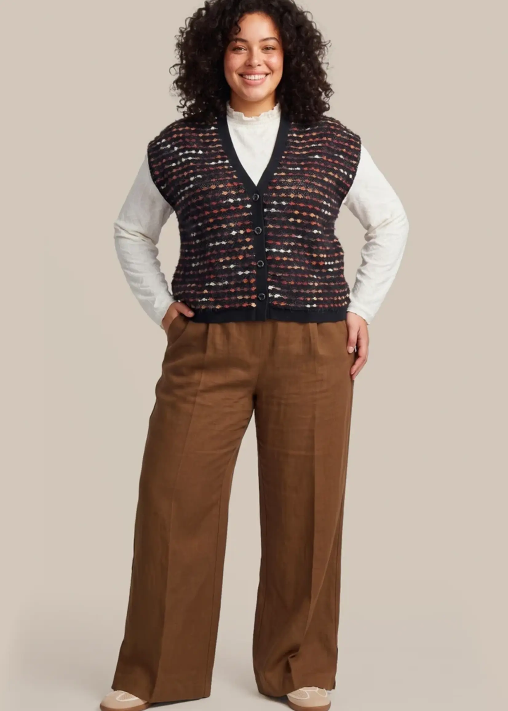 Exxcellent Eliny Cardigan Black/Cappuccino