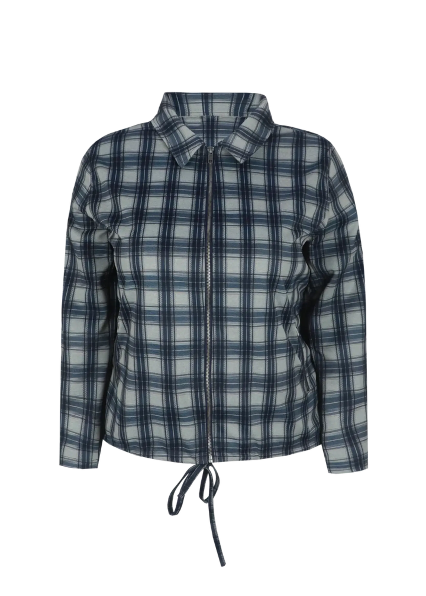 Exxcellent Avelina Jacket Sand/Slate Blue