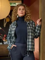 Exxcellent Avelina Jacket Sand/Slate Blue