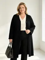 Ophilia Joke Embroided Knit Black