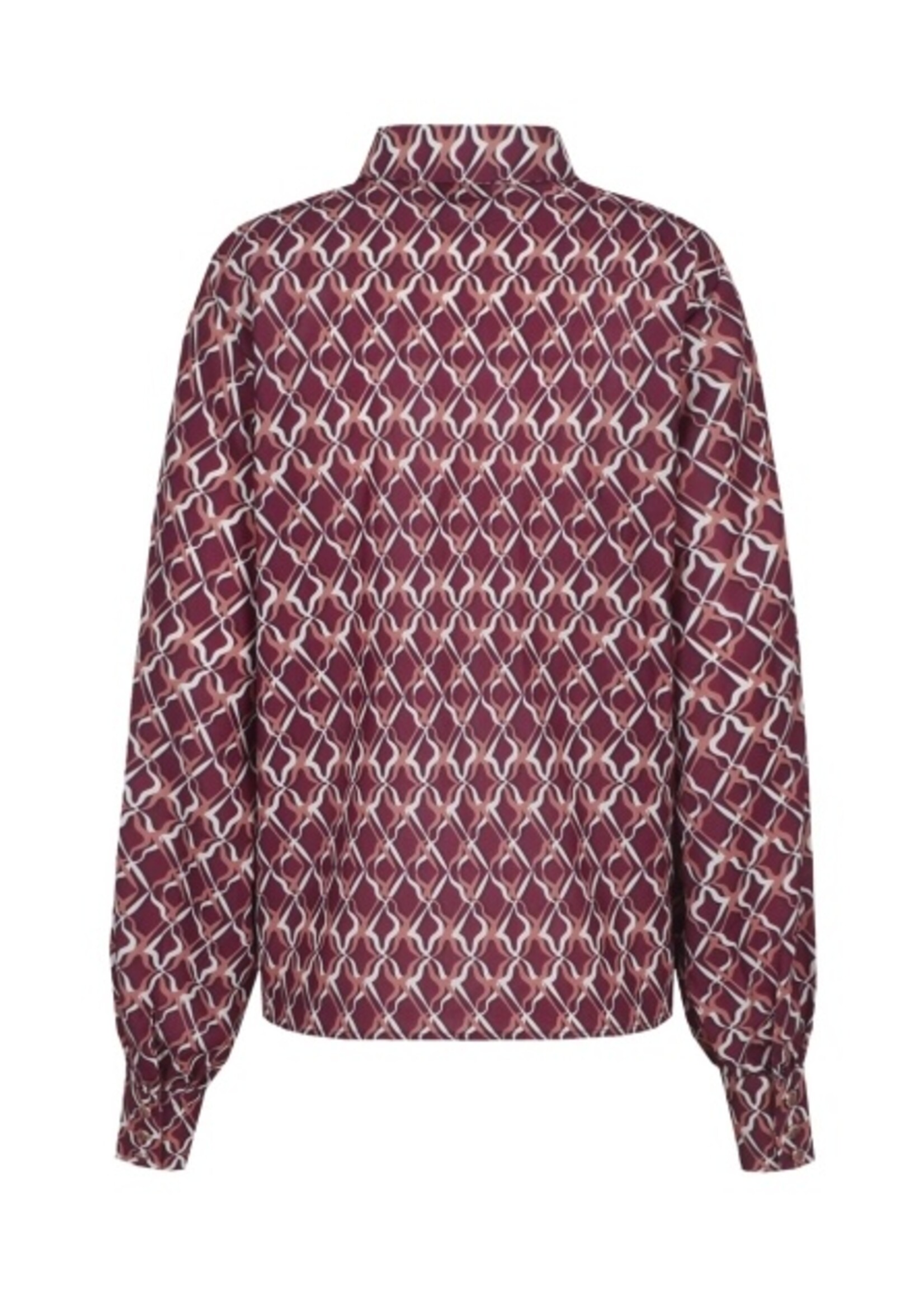 C&S The Label Laura Blouse Mulberry/Color Mix