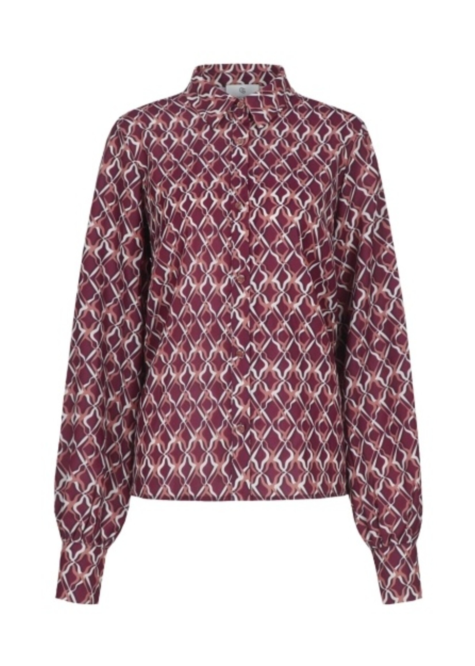 C&S The Label Laura Blouse Mulberry/Color Mix