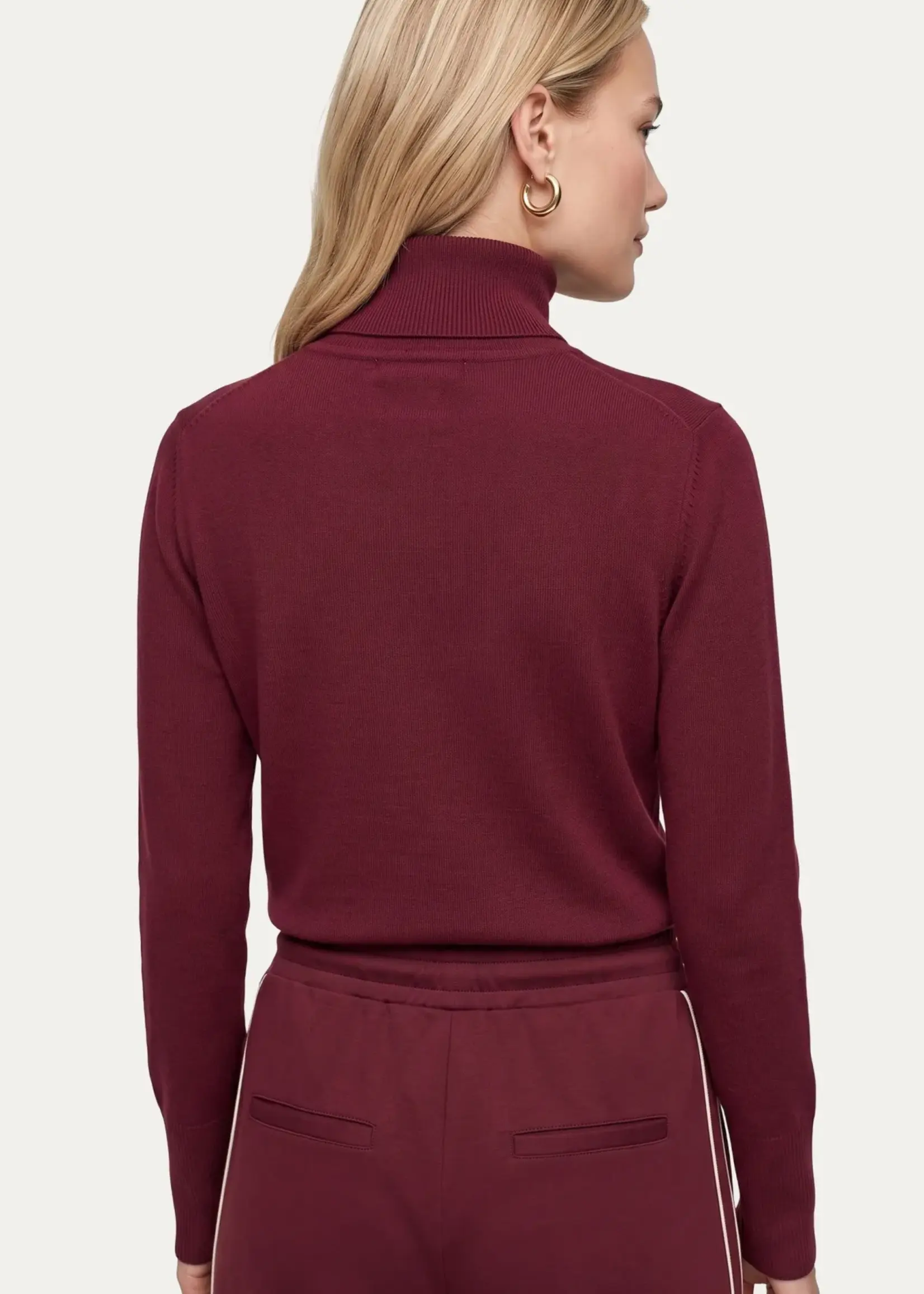 C&S The Label Ambra Knit Pullover Mulberry
