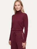 C&S The Label Ambra Knit Pullover Mulberry