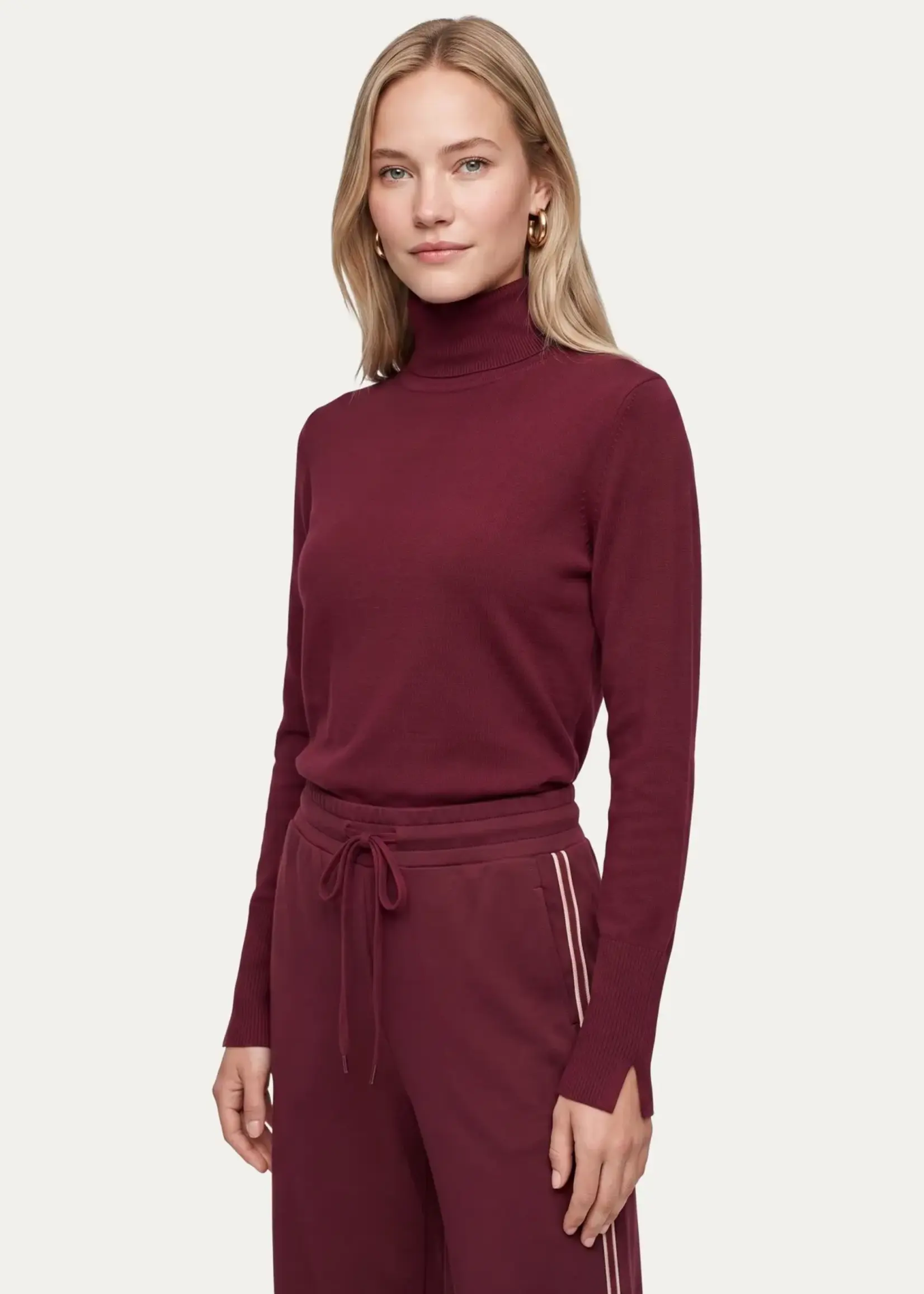C&S The Label Ambra Knit Pullover Mulberry
