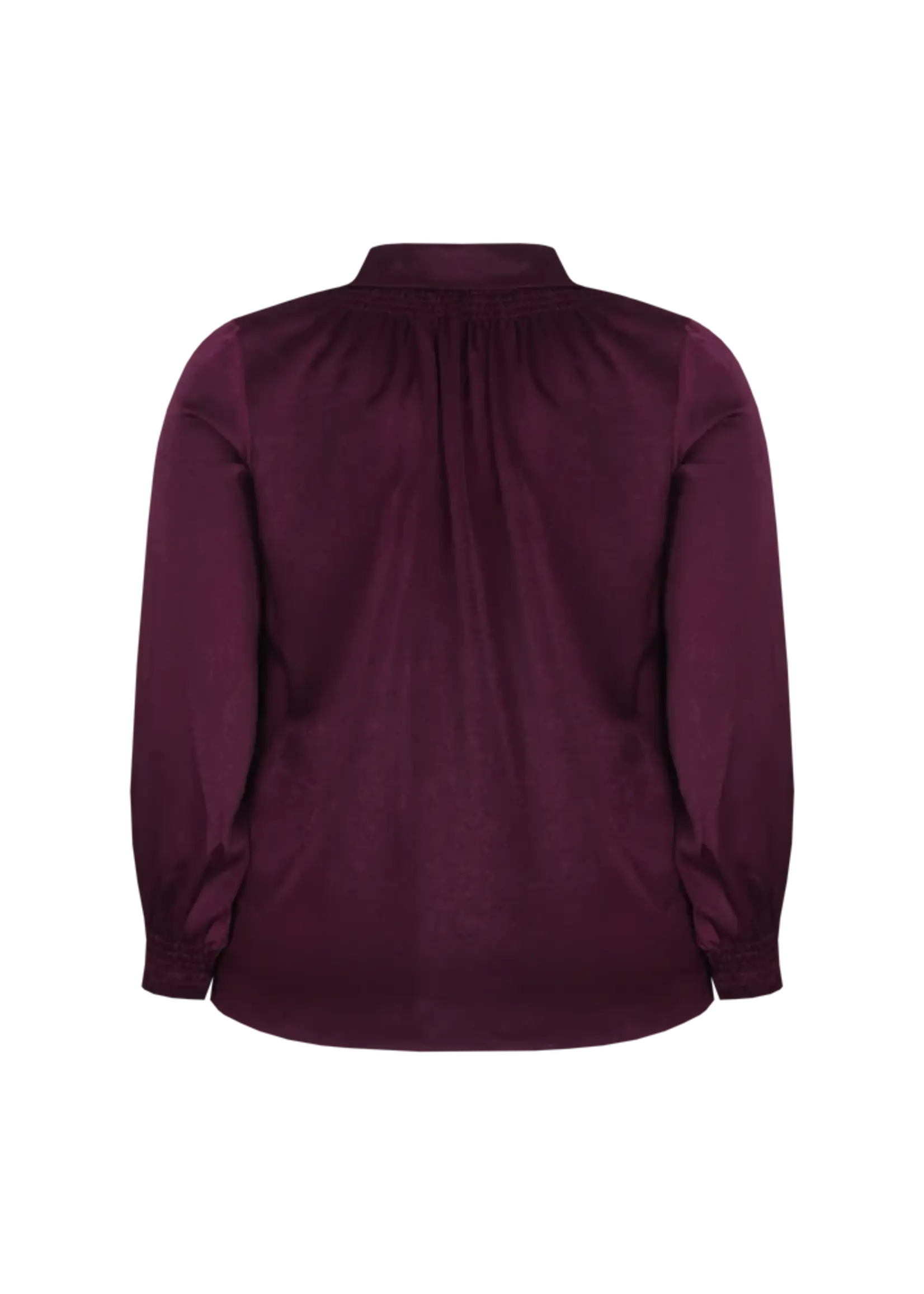 Exxcellent Nysara Blouse Warm Aubergine
