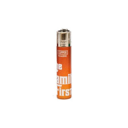 The Family First Clipper Lighter - The Family First - Glitter Orange Edition