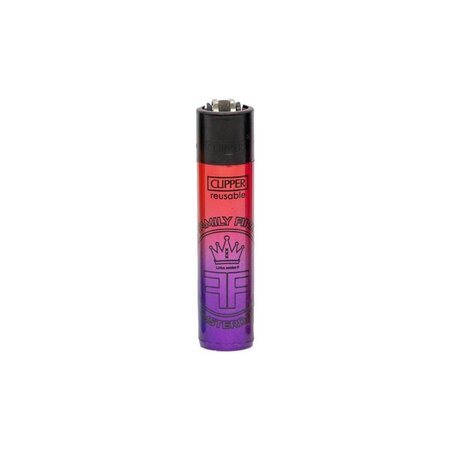 The Family First Clipper Lighter - Family First Amsterdam - Gradient Red/Purple Edition