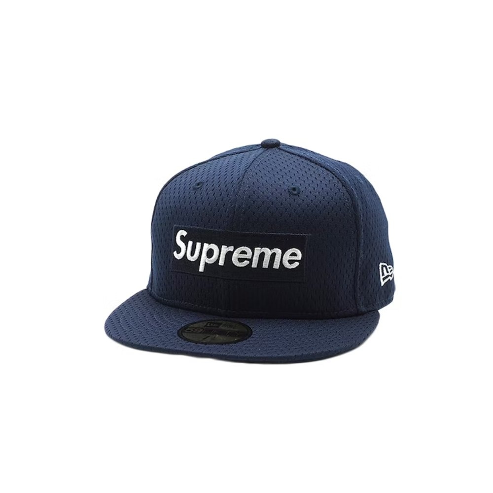 Supreme Box Logo Mesh Back New Era Cap - Blue Edition - Family