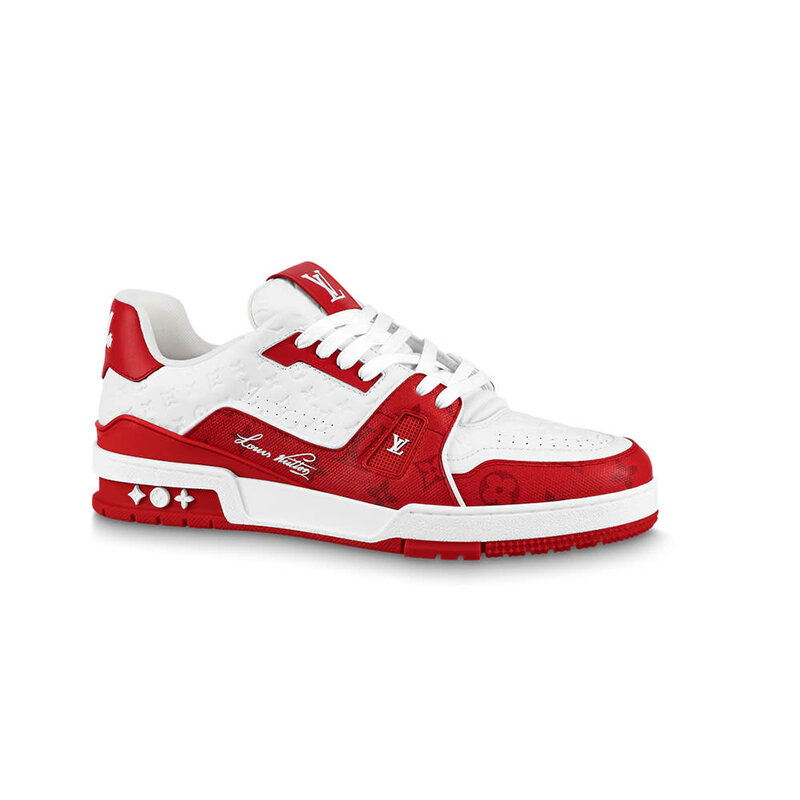 Louis Vuitton Trainer - #54 Signature Red White