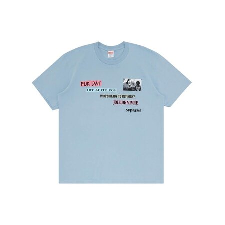 Supreme Joie De Vivre Tee - Dusty Blue