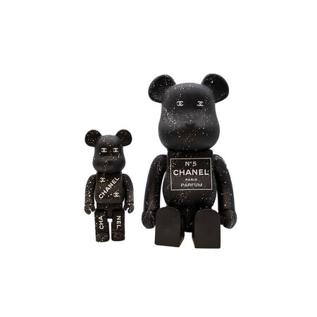 Art'Pej Duo Bearbrick Noir Chanel