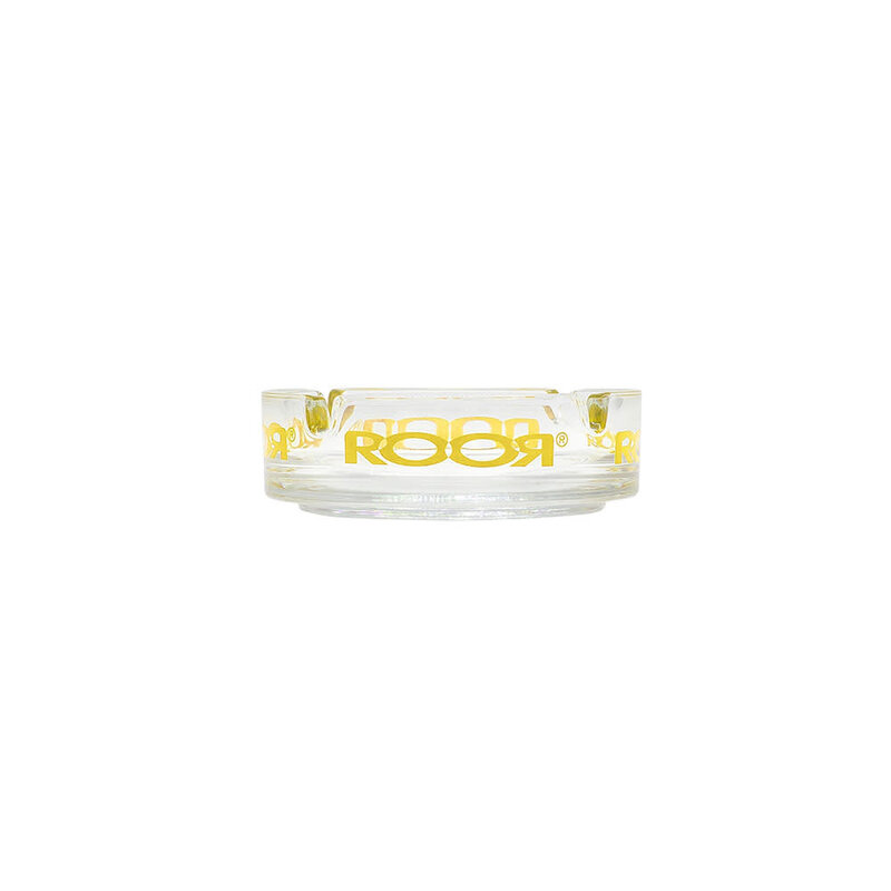 RooR Collector Glass Ashtray - Yellow