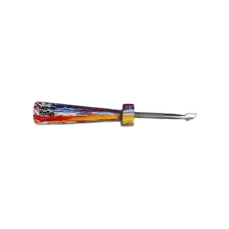 Life Of Rosin Tie-Dye Dabtool - Blue/Orange/Red Edition