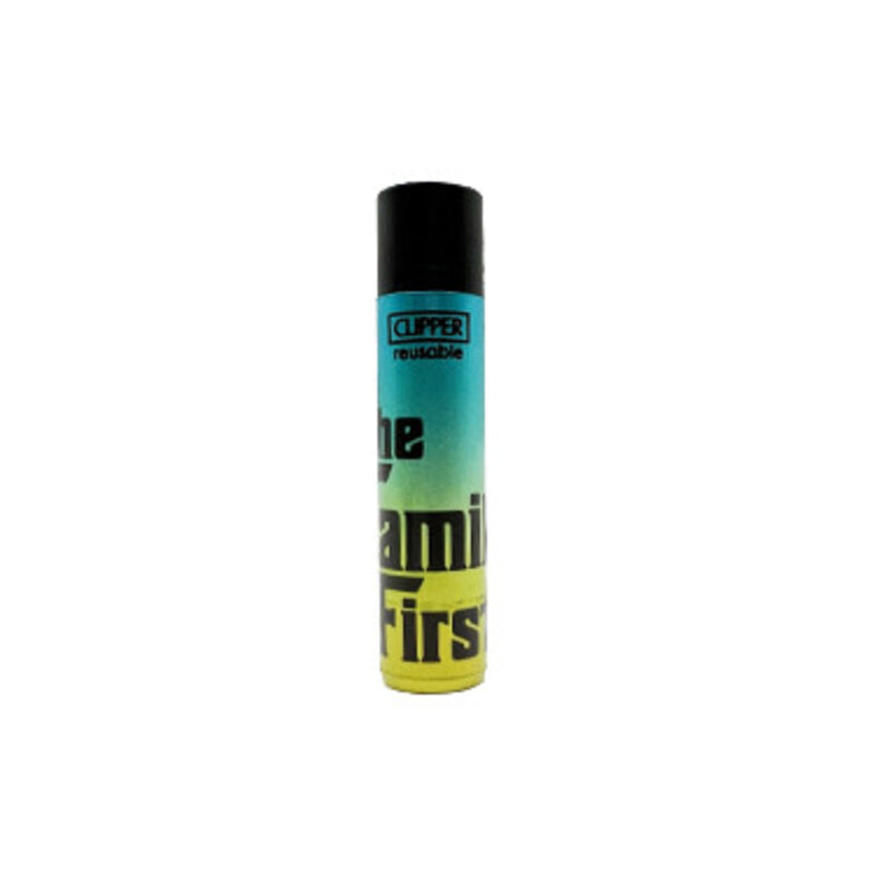 The Family First Clipper Lighter - The Family First - Gradient Blue Fluo Edition