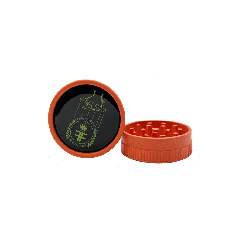 The Family First Biodegradable Grinder - Orange Edition - The Family First With Hands