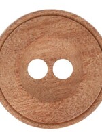 Knoop hout 2-gaats 27,5mm