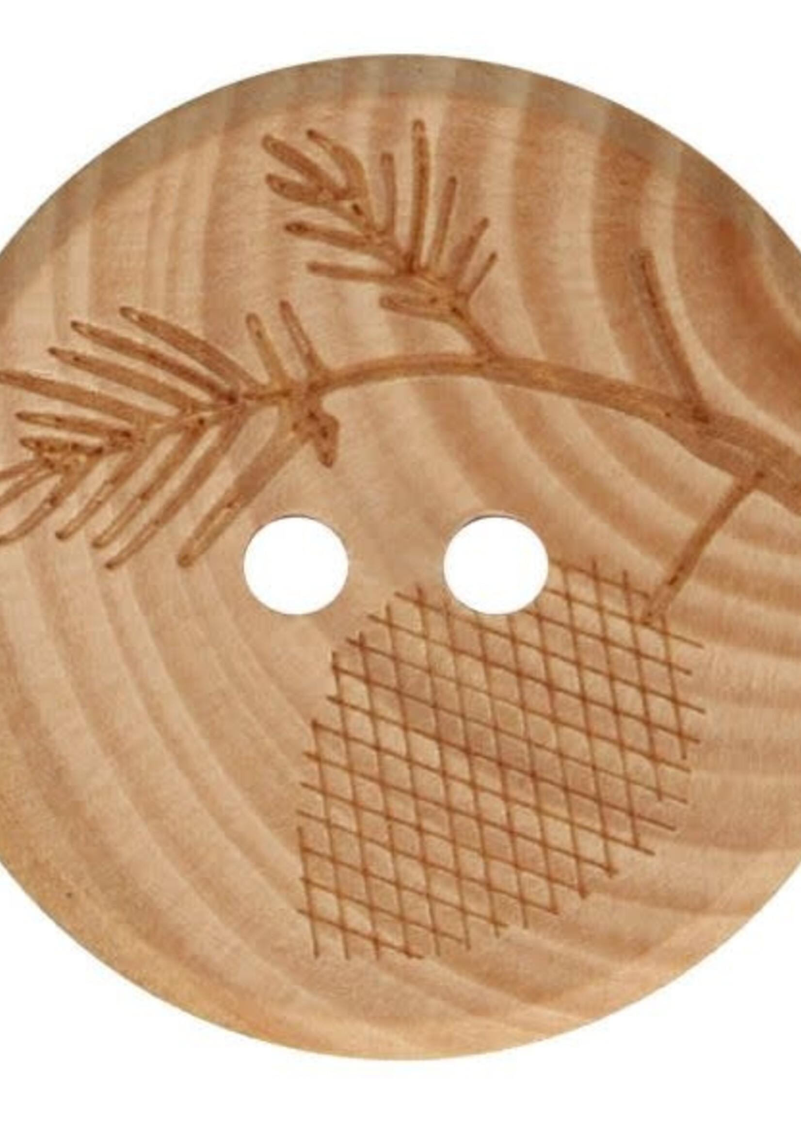 Knoop hout takje 25mm